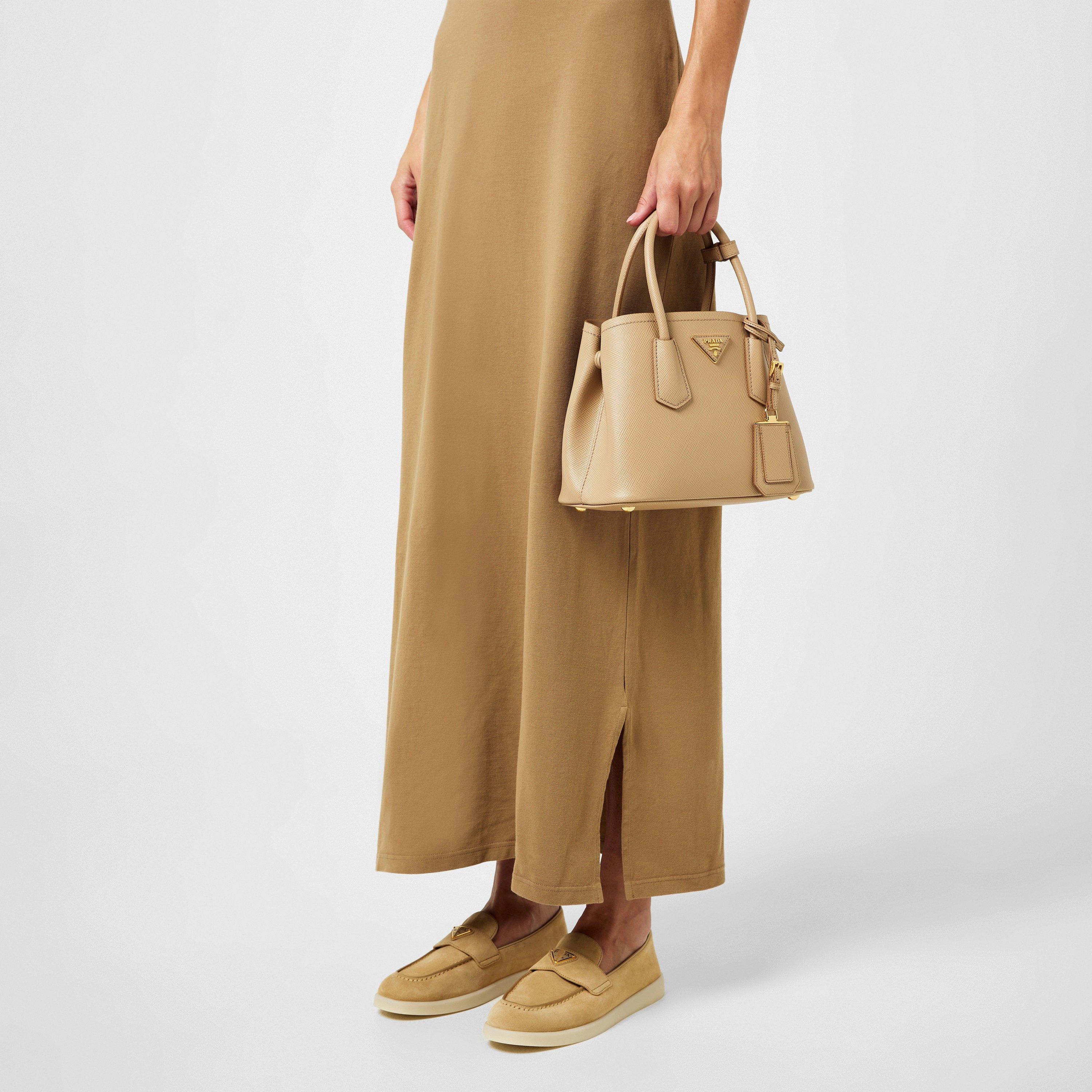 Ecru - Prada - Suede Leather Loafers - 3