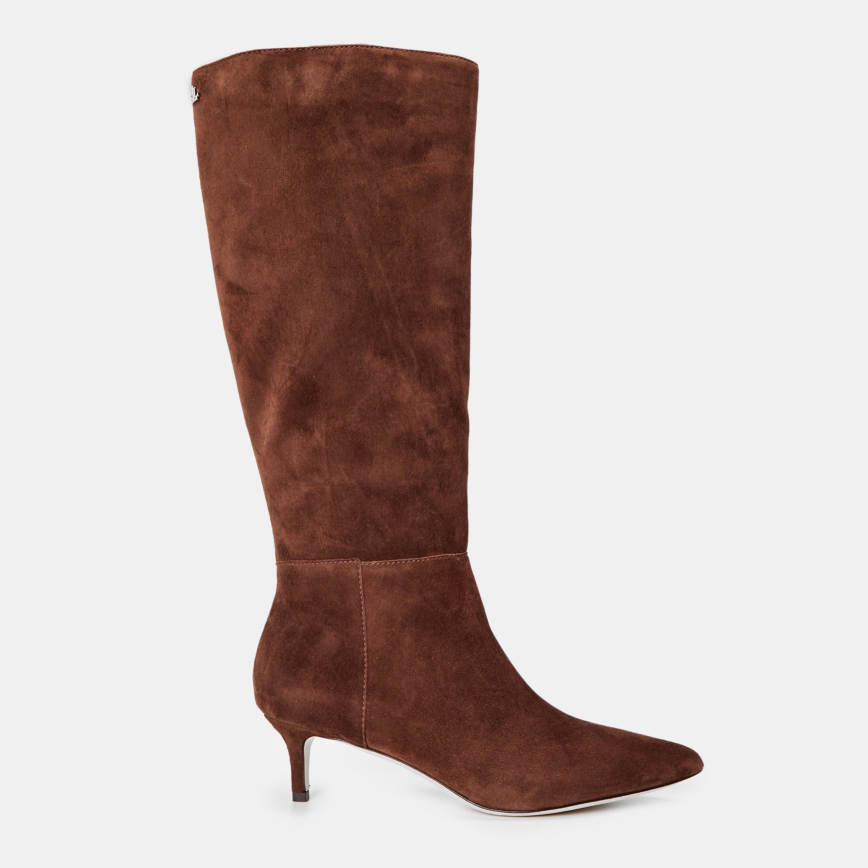 Dark Hickory - Lauren by Ralph Lauren - Women's McKay Knee High Boots - 1