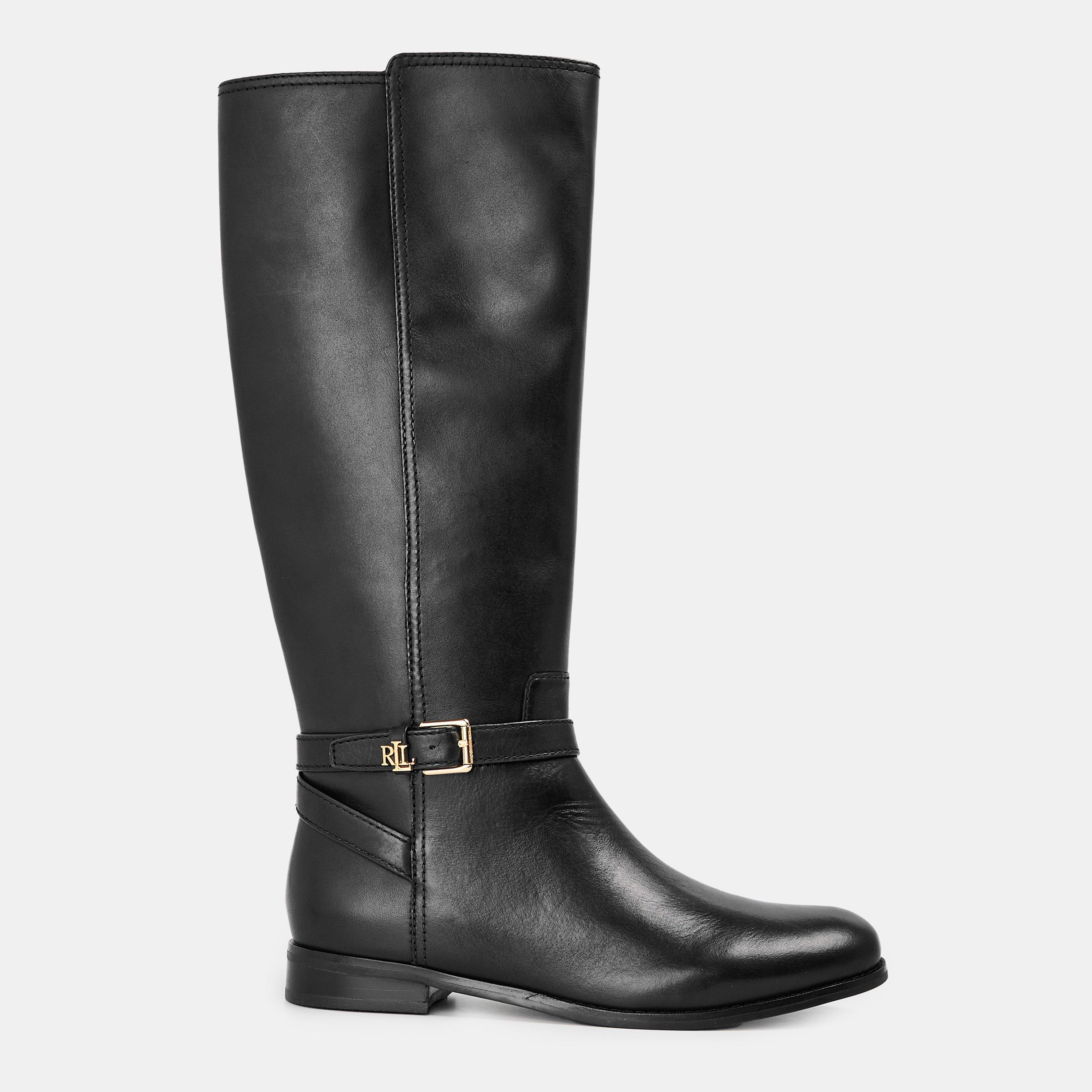 Lauren By Ralph Lauren Women's Brook Knee High Boots - Black - 6 (39)