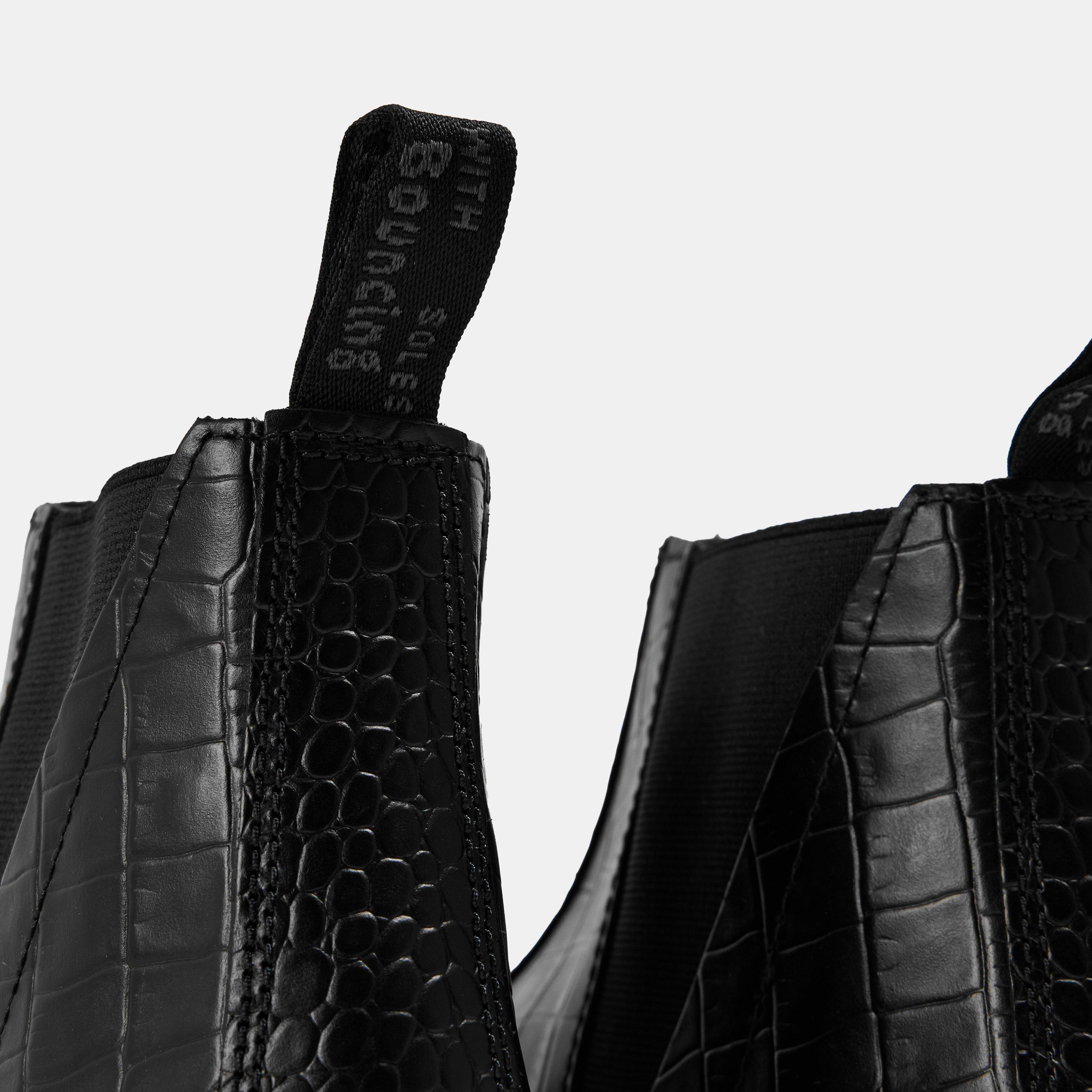 Black Croco - Dr Martens - Bianca Chelsea Boots - 4
