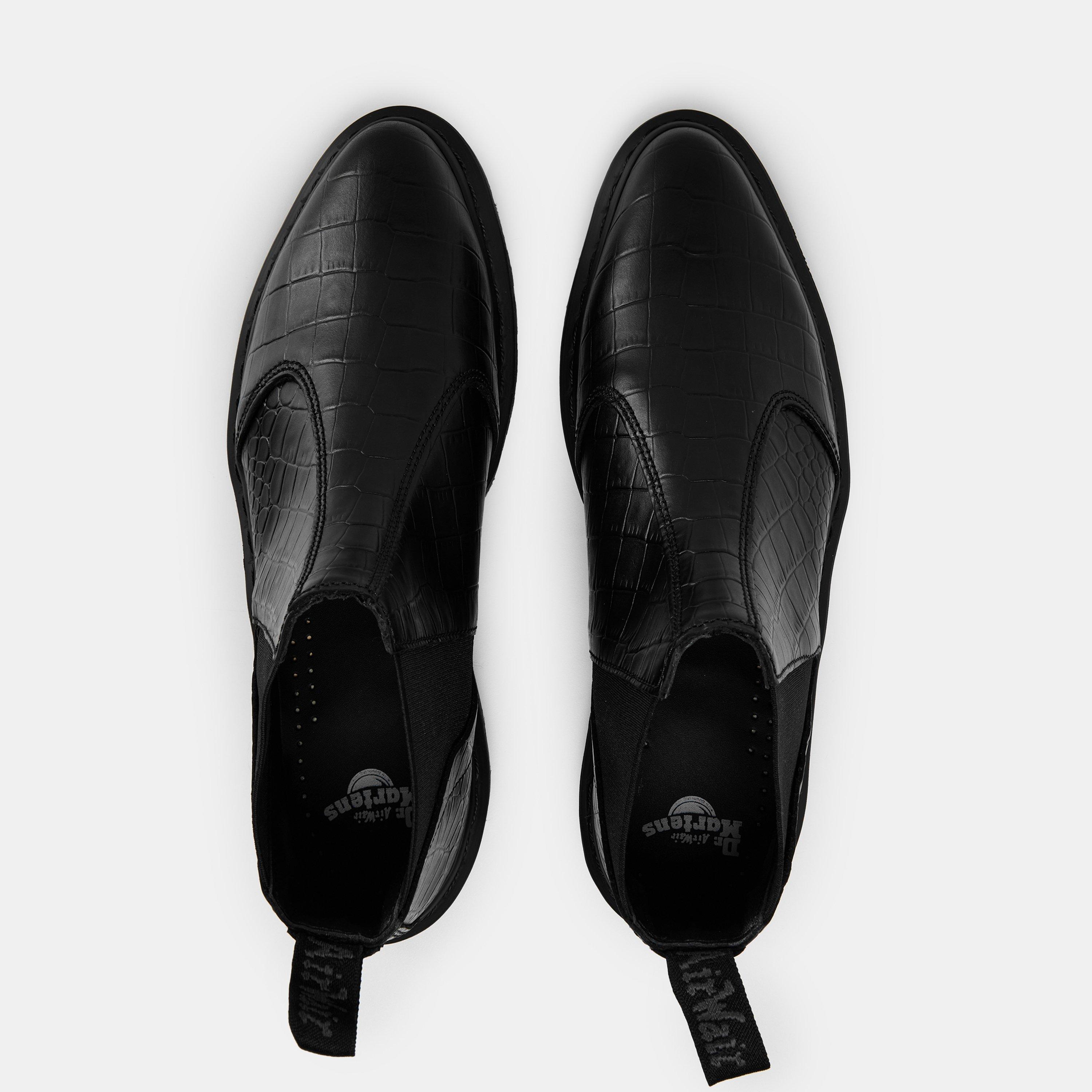 Black Croco - Dr Martens - Bianca Chelsea Boots - 5