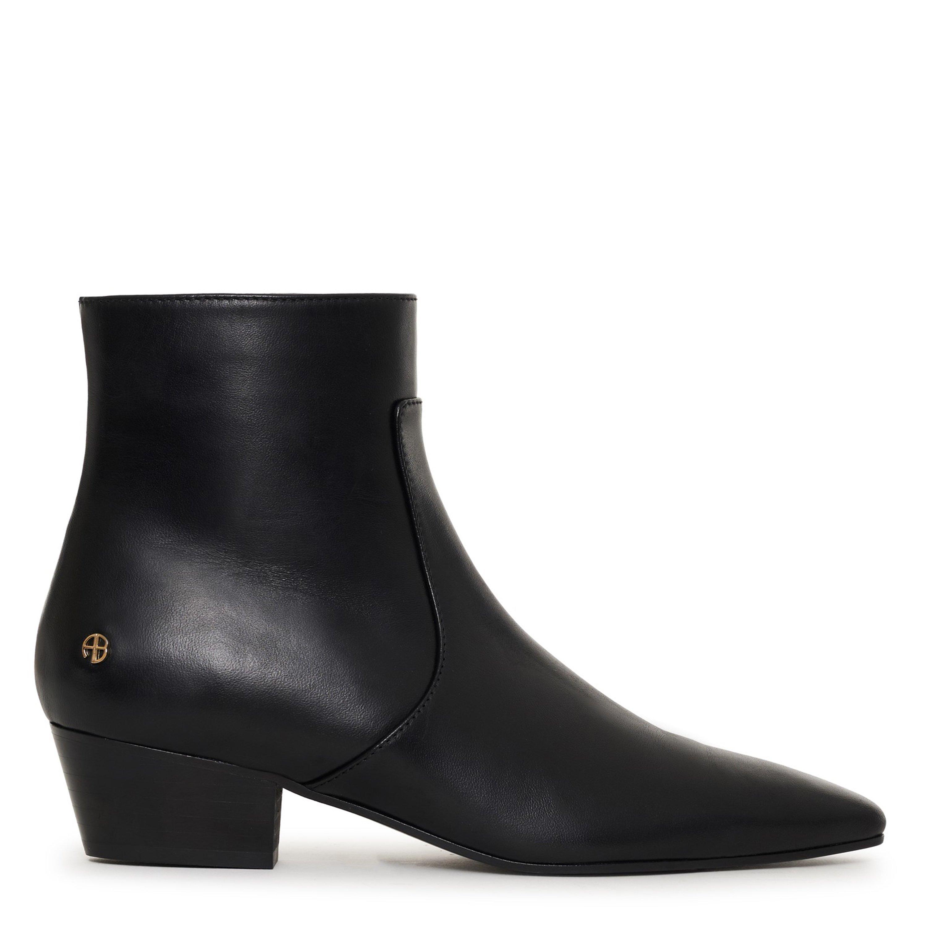 Black - Anine Bing - Womens Freya Flat Boots - 1