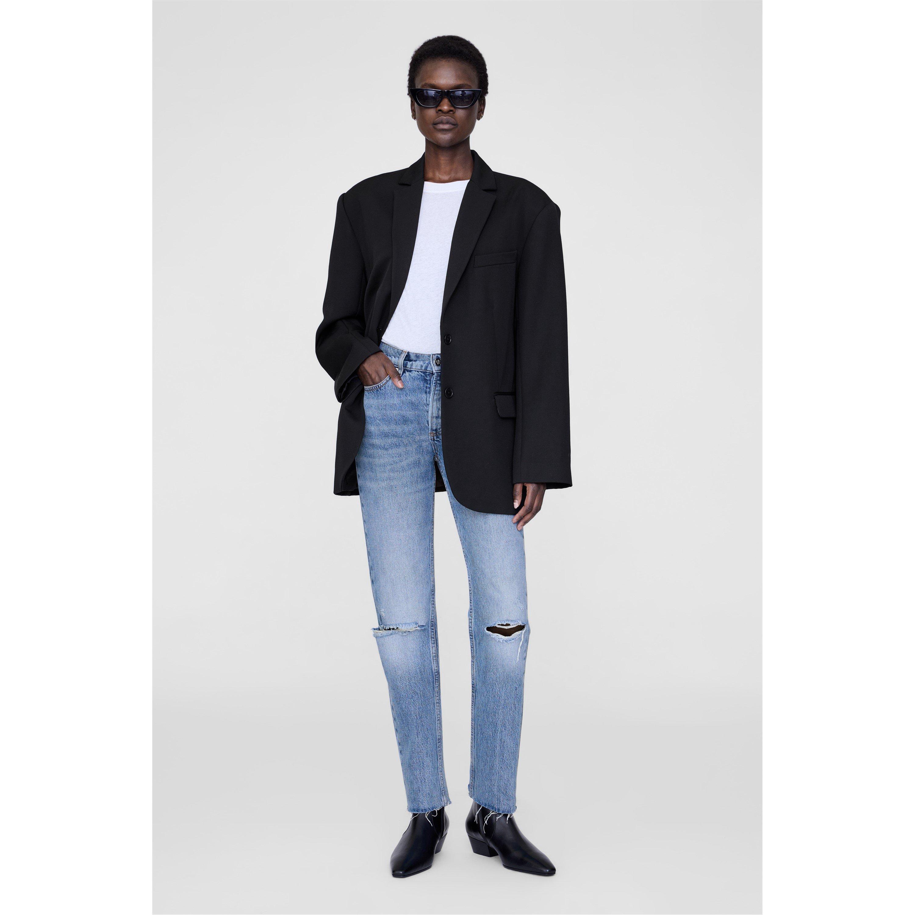 Black - Anine Bing - Womens Freya Flat Boots - 3