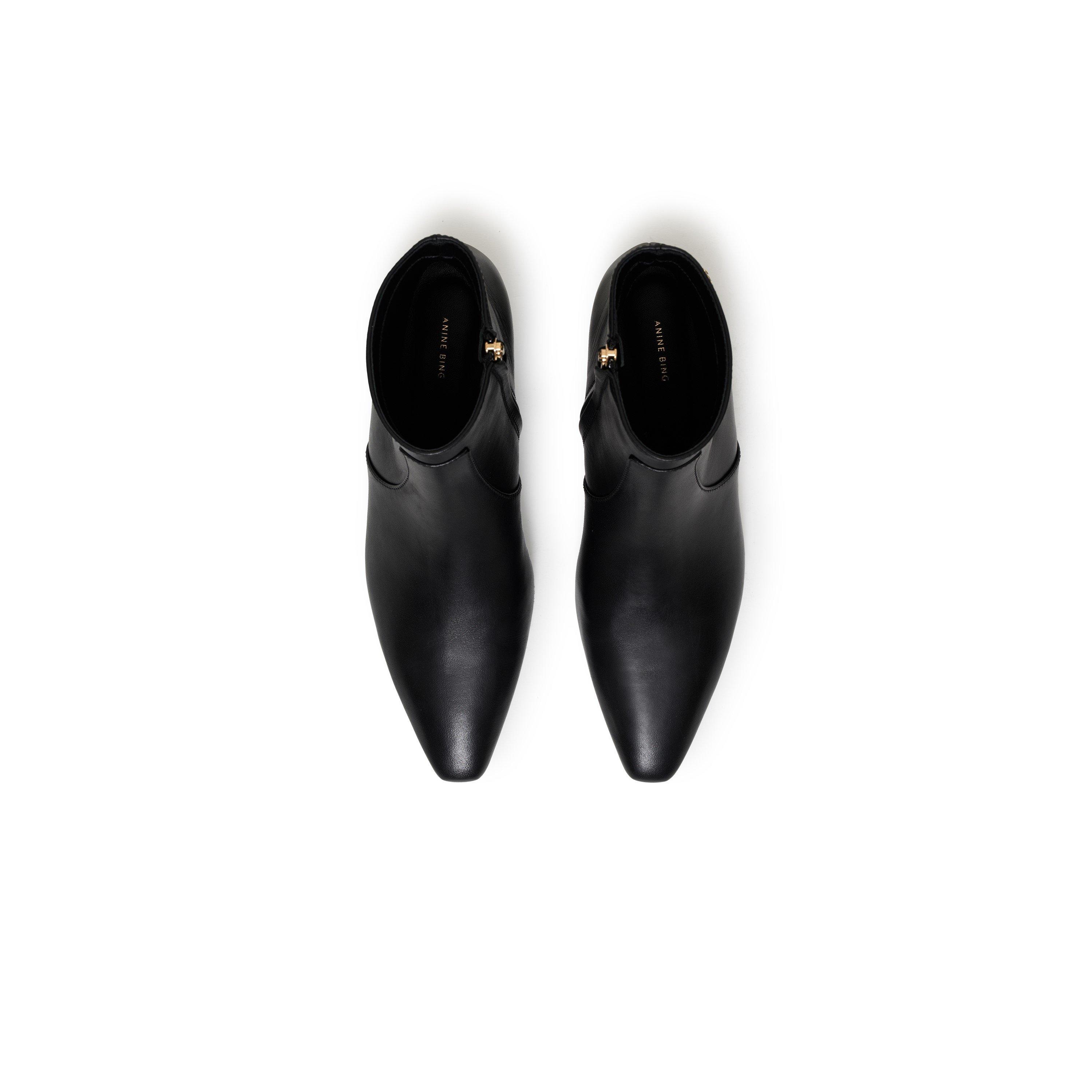 Black - Anine Bing - Womens Freya Flat Boots - 4