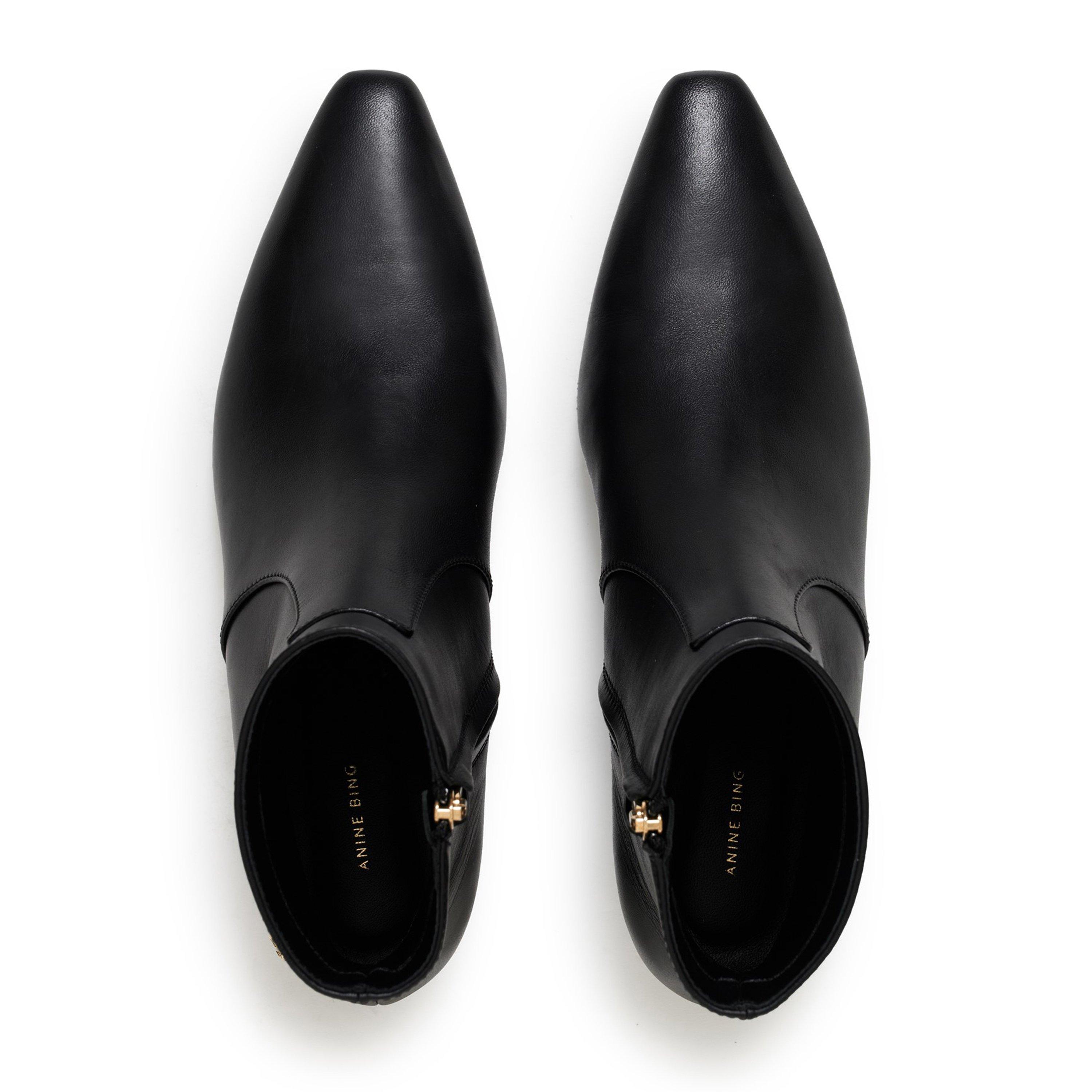 Black - Anine Bing - Womens Freya Flat Boots - 6