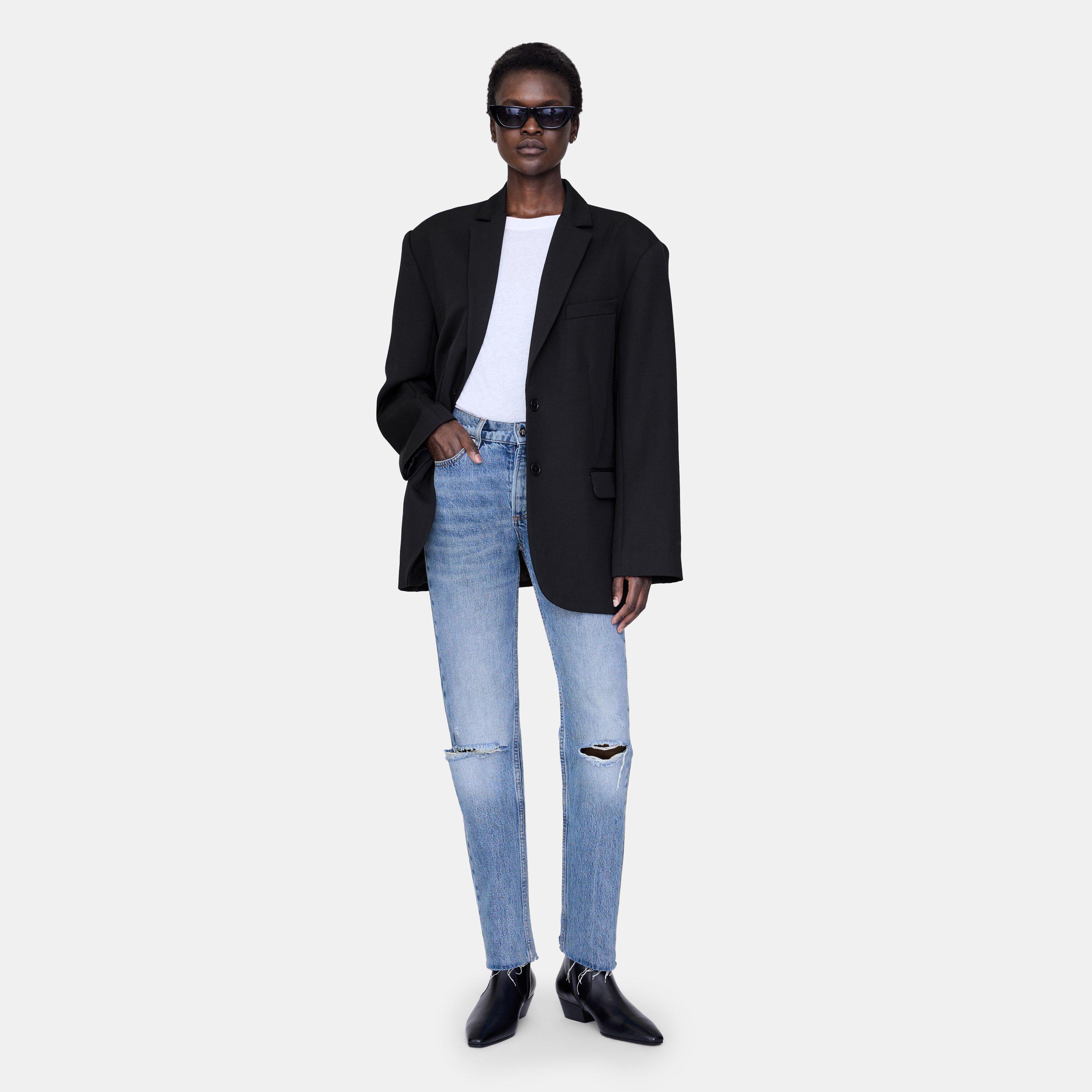 Black - Anine Bing - Womens Freya Flat Boots - 7