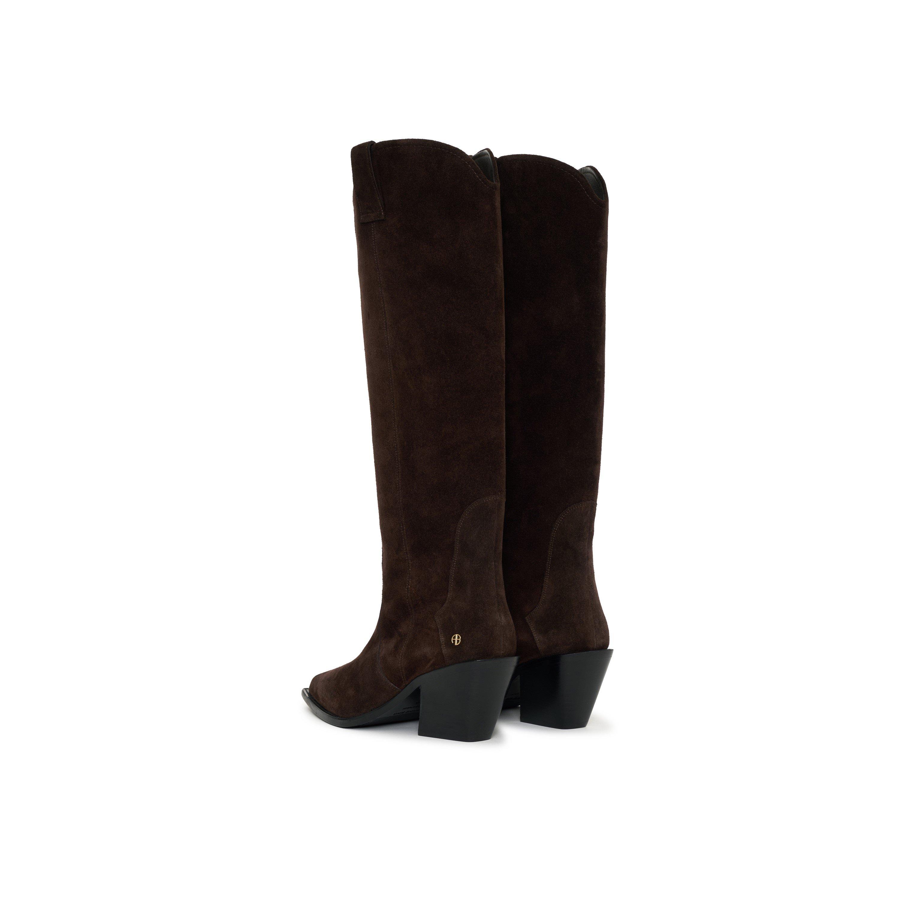 Dark Brown - Anine Bing - Womens Tall Tania Boots - 4