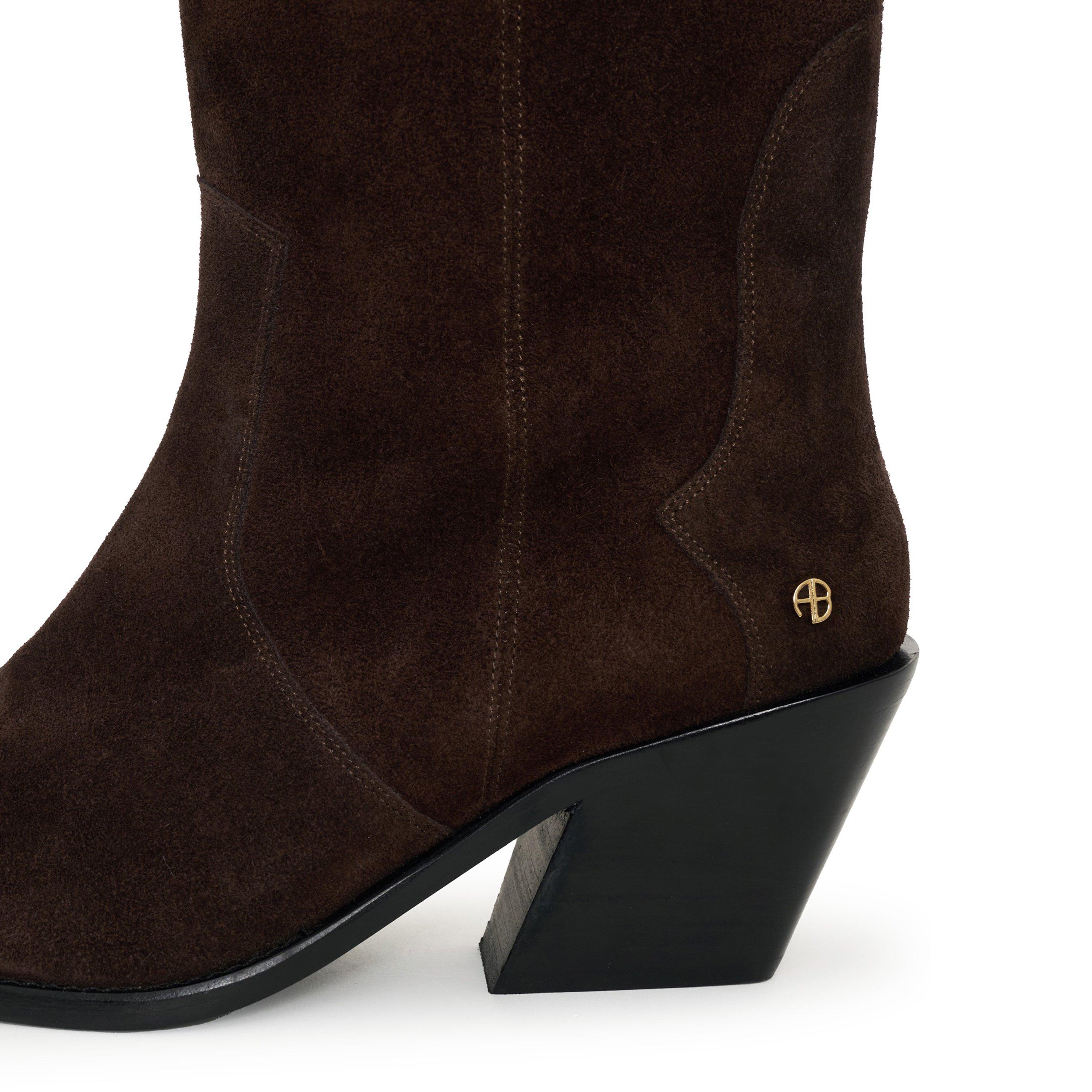 Dark Brown - Anine Bing - Womens Tall Tania Boots - 5