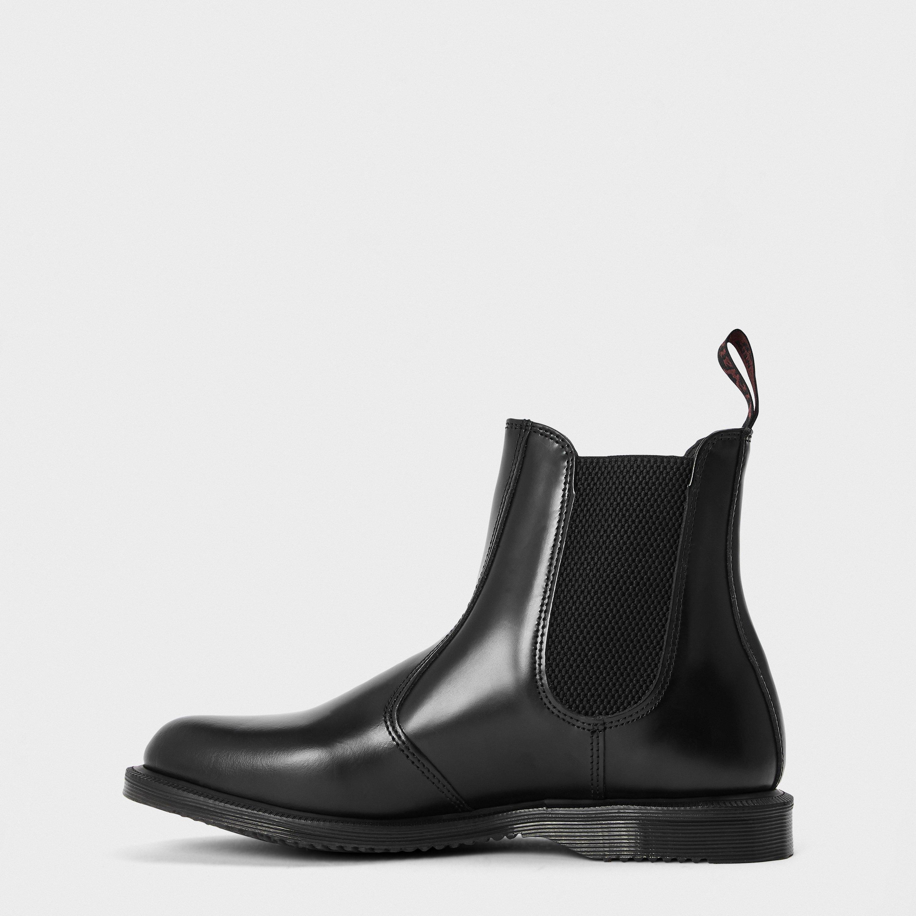 Black Polished - Dr Martens - Flora Chelsea Boots - 2