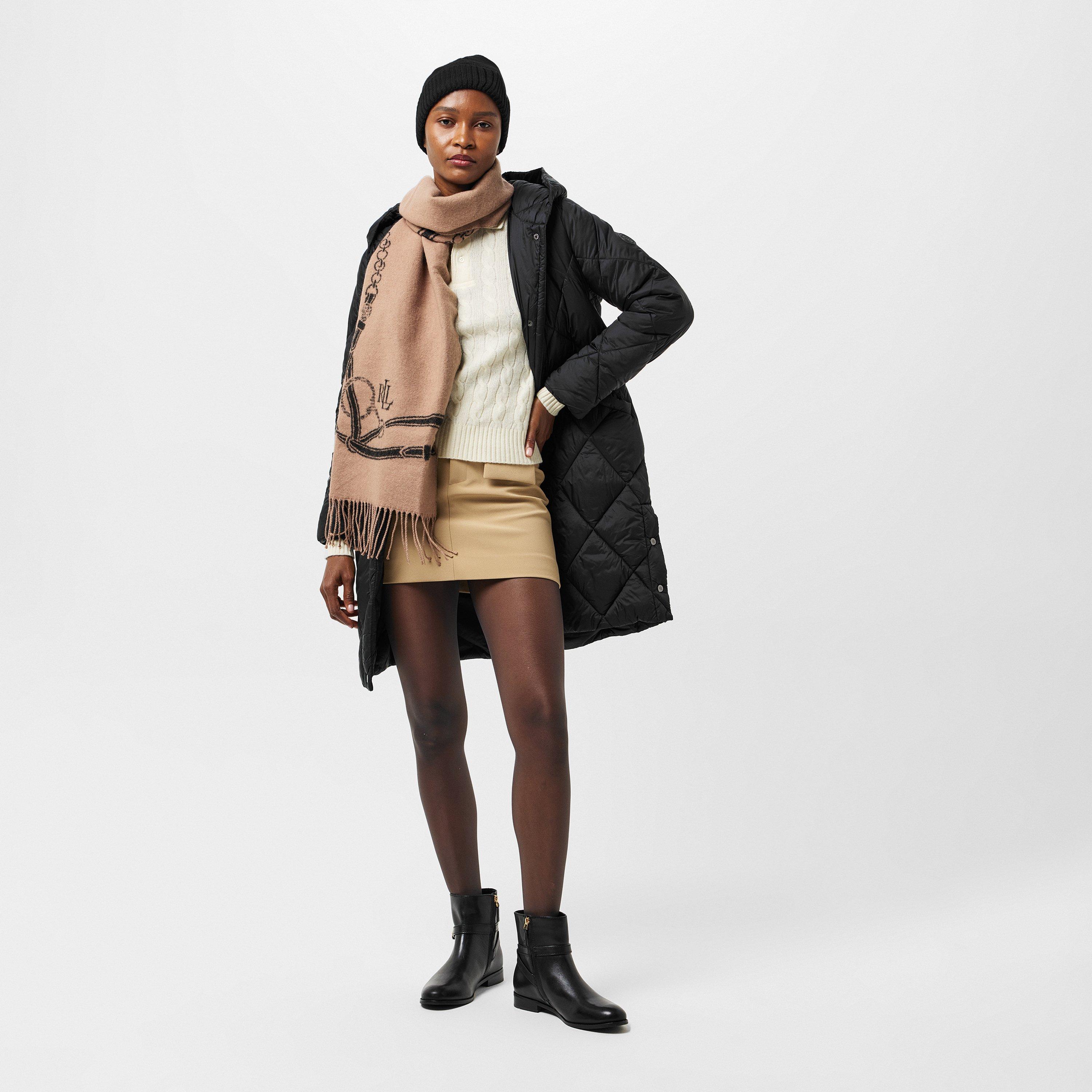 Black - Lauren by Ralph Lauren - Women's Real Leather Brook Flat Ankle Boot - 6