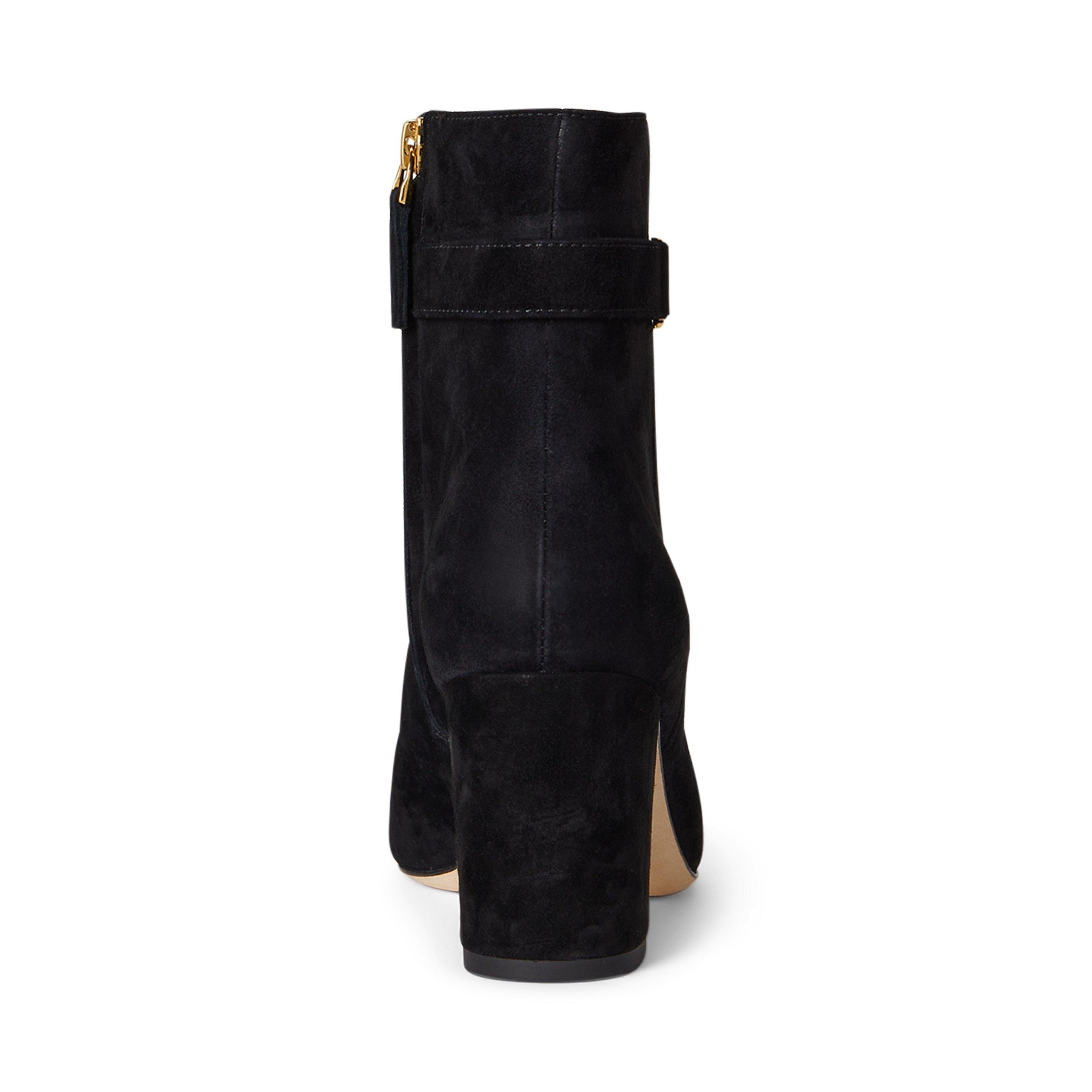 Black - Lauren by Ralph Lauren - Women's Kellie Ankle Heeled Boot - 4