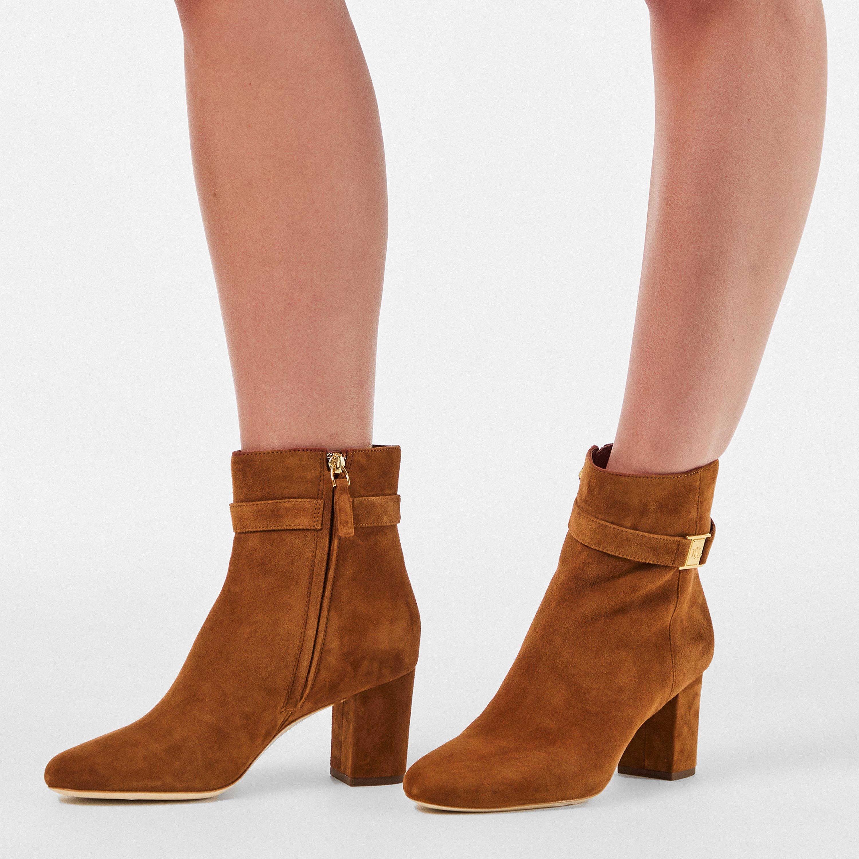 Lauren Tan - Lauren by Ralph Lauren - Women's Kellie Ankle Heeled Boot - 3