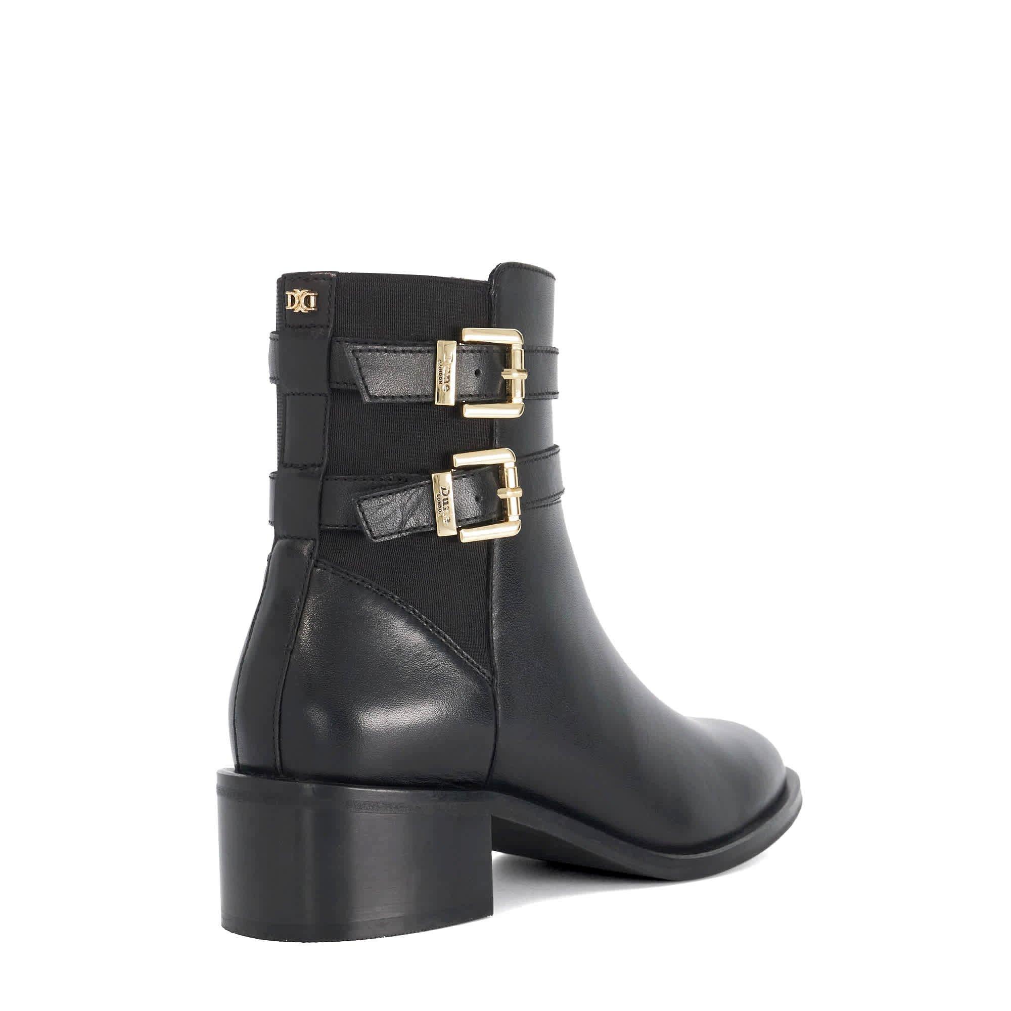 Black Leather - Dune London - Dune Patters Ld64 - 3