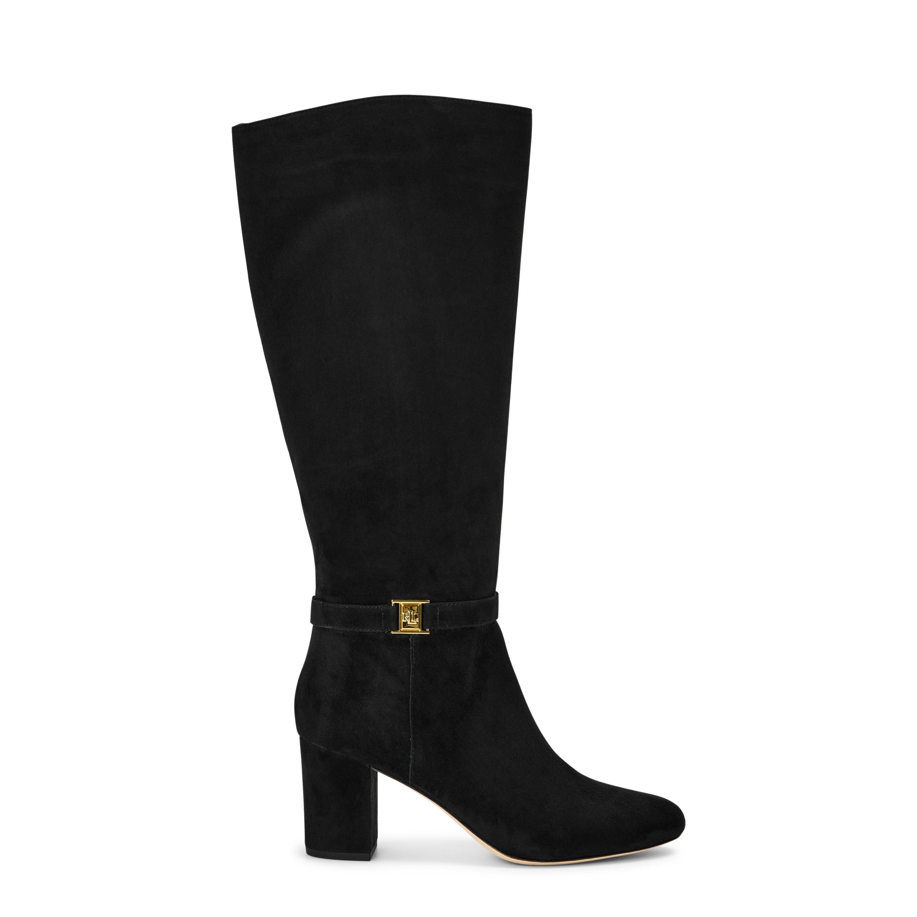 Lauren By Ralph Lauren Women's Kellie Knee High Boots - Black - 4 (36.5)