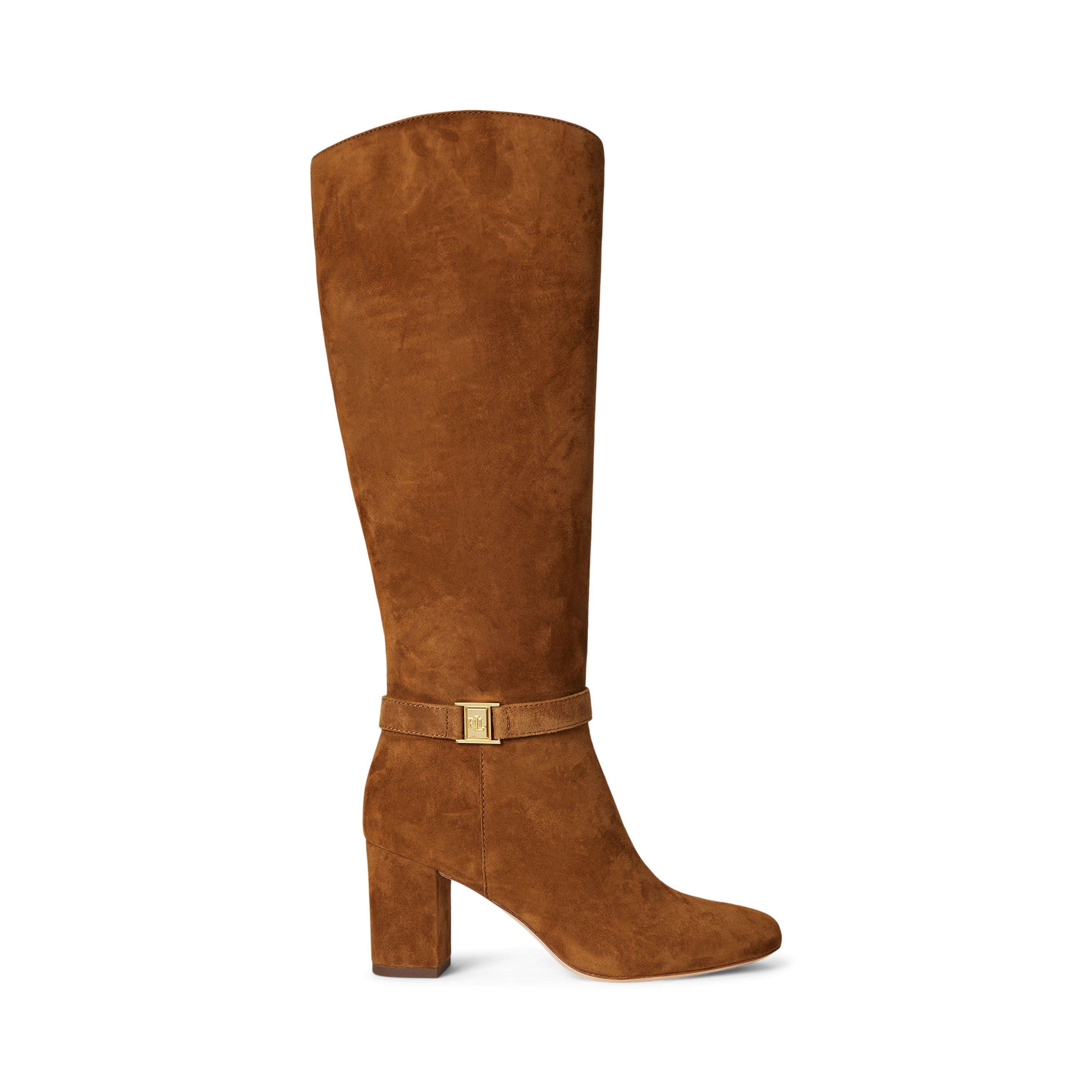 Lauren Tan - Lauren by Ralph Lauren - Women's Kellie Knee High Boots - 1