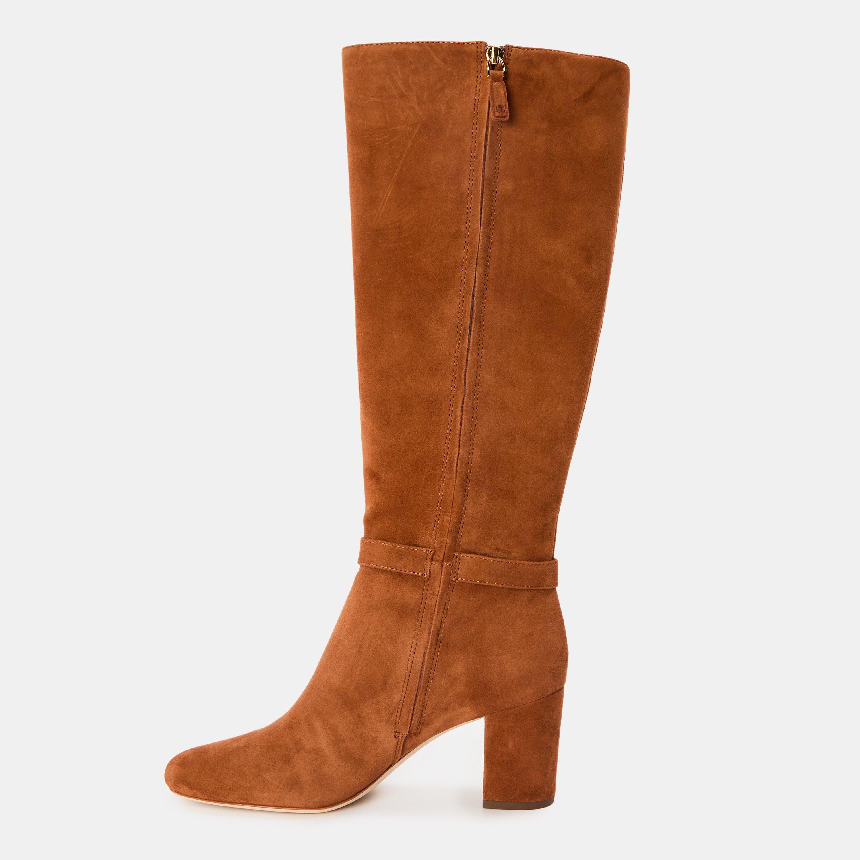 Lauren Tan - Lauren by Ralph Lauren - Women's Real Leather Kellie Knee High Boots - 2