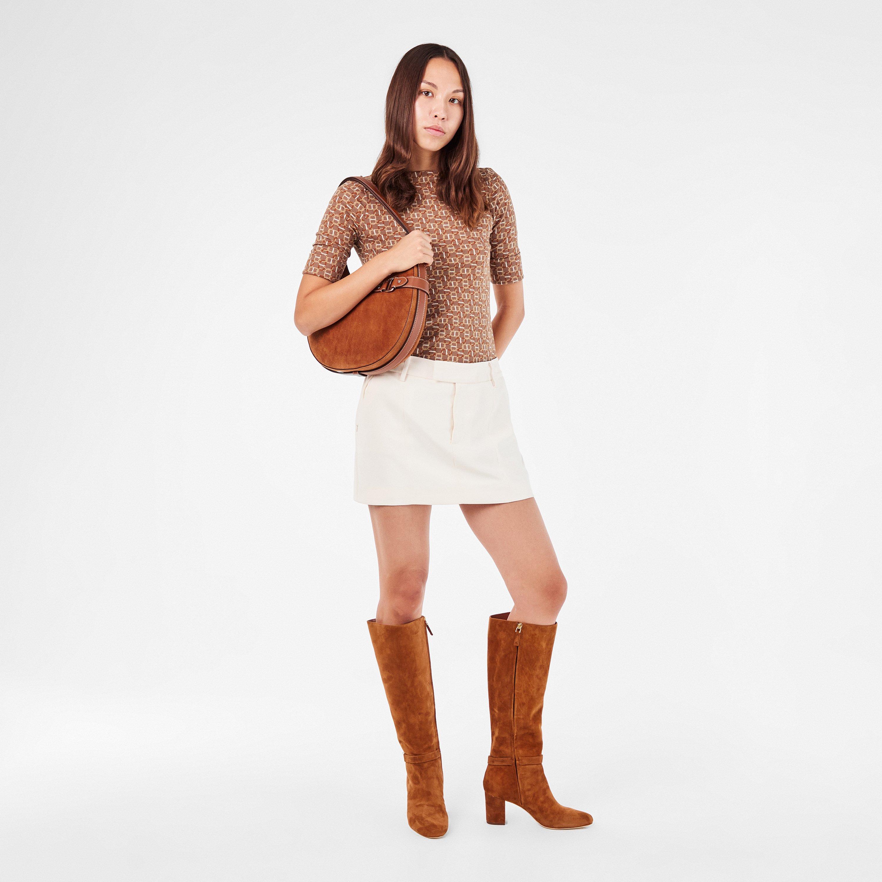 Lauren Tan - Lauren by Ralph Lauren - Women's Real Leather Kellie Knee High Boots - 6