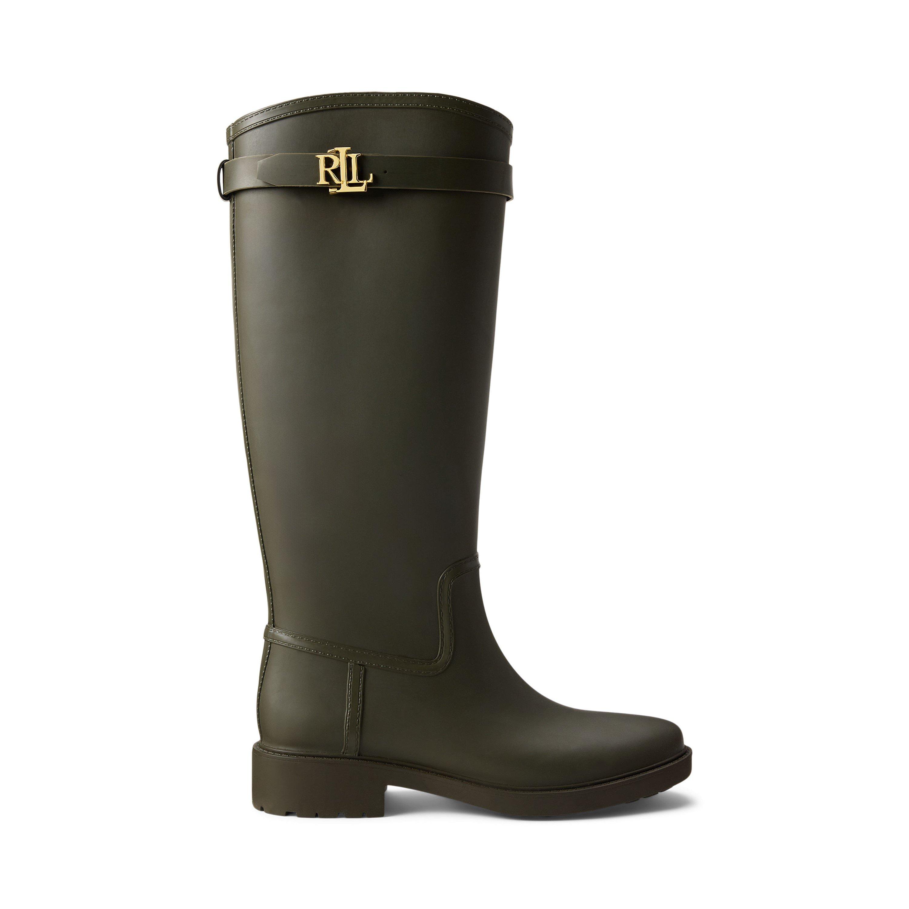 Lauren By Ralph Lauren Women's Portiah Wellies - Dark Olive - 6 (39)