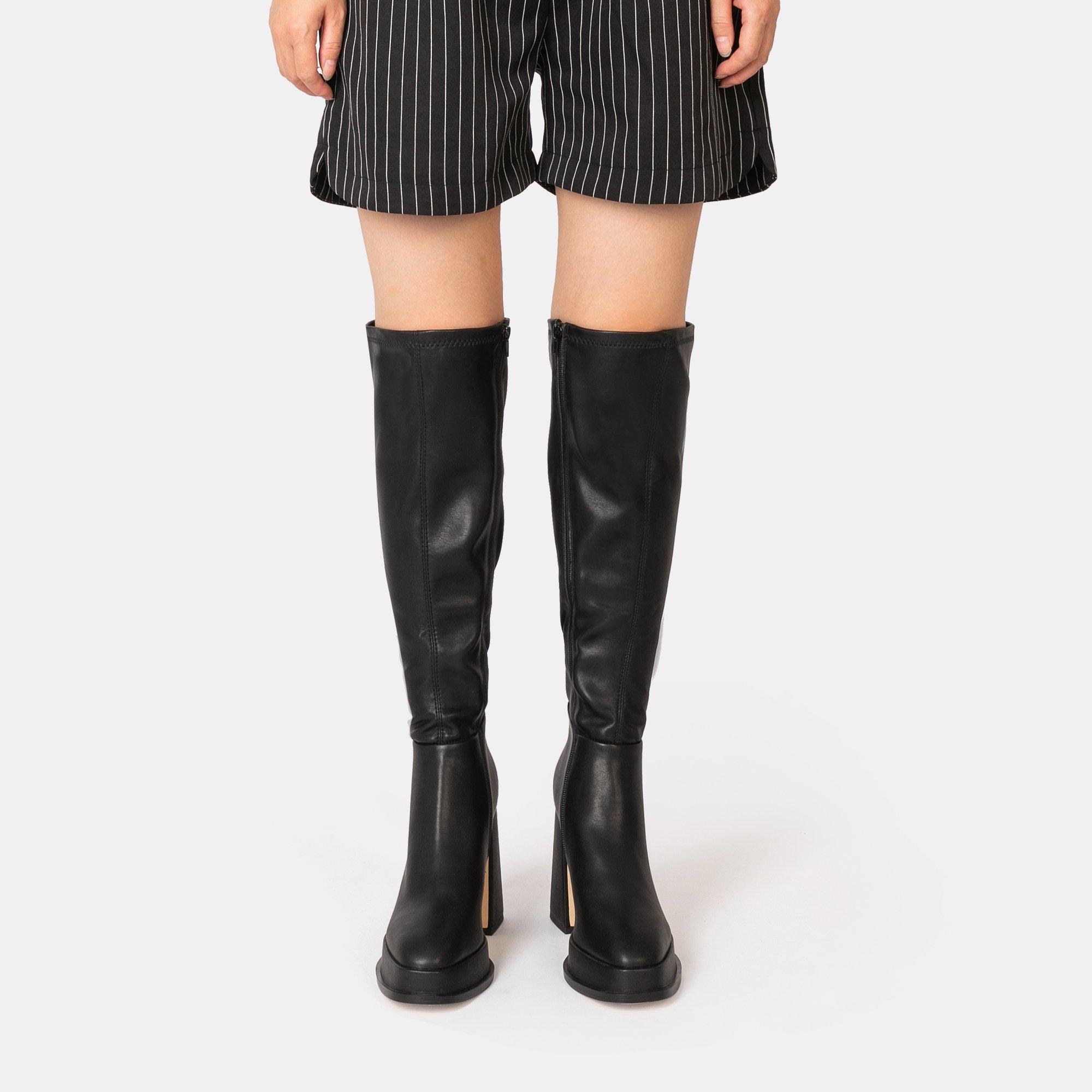 Black - I Saw It First - Saw It First Knee-High Boots Woman - 5