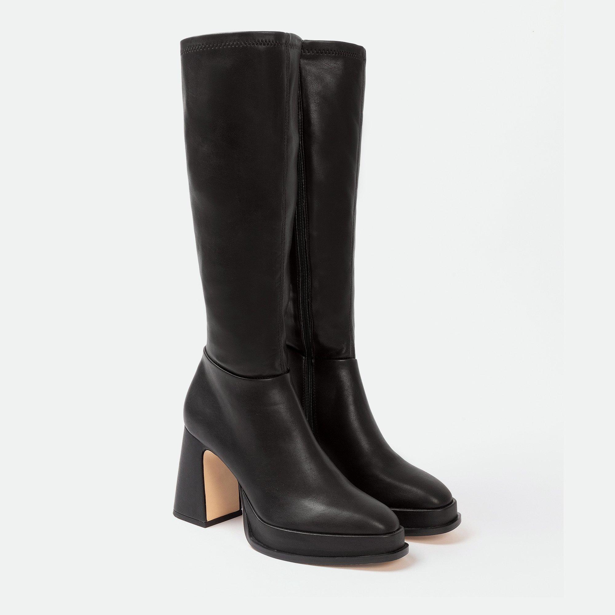 Black - I Saw It First - Saw It First Knee-High Boots Woman - 2