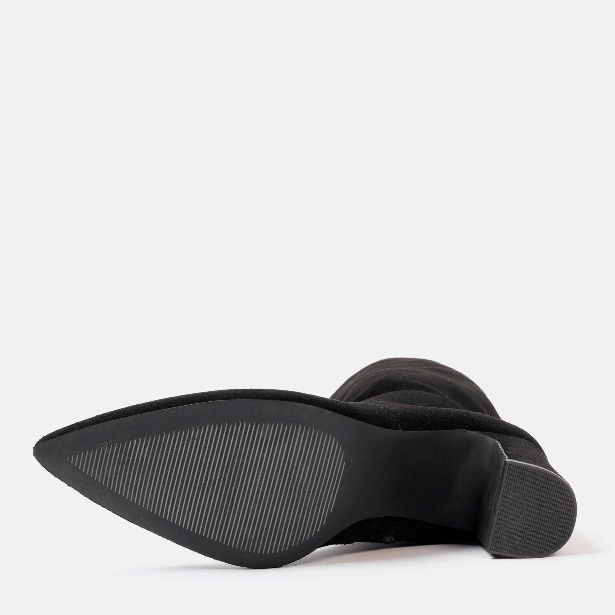 Black - I Saw It First - Saw It First Knee-High Suede Boots Woman - 5