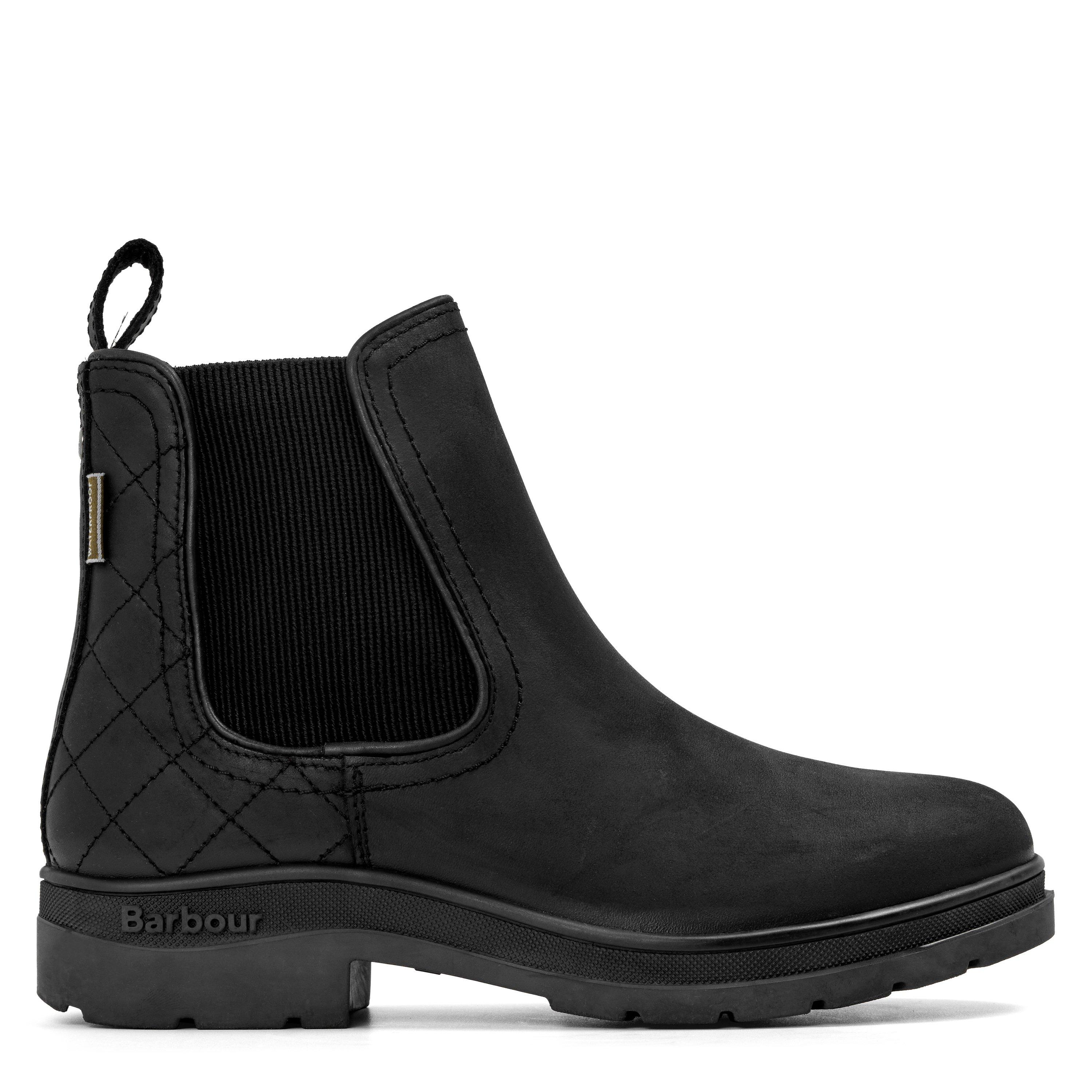 Black Nubuck - Barbour - Amble Chelsea Boots - 1