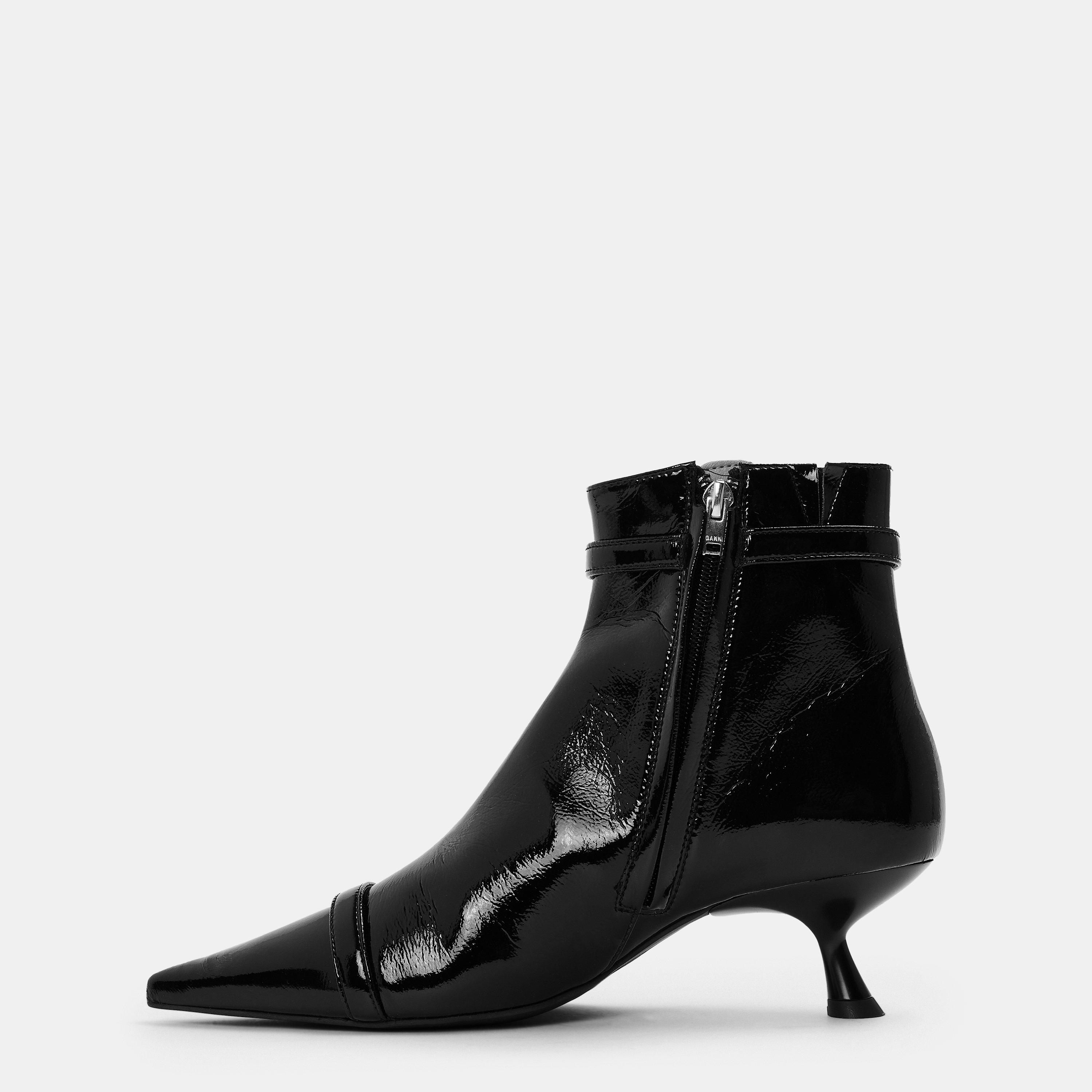 Black - Ganni - Ganni Kitten Heel Bt Ld99 - 2