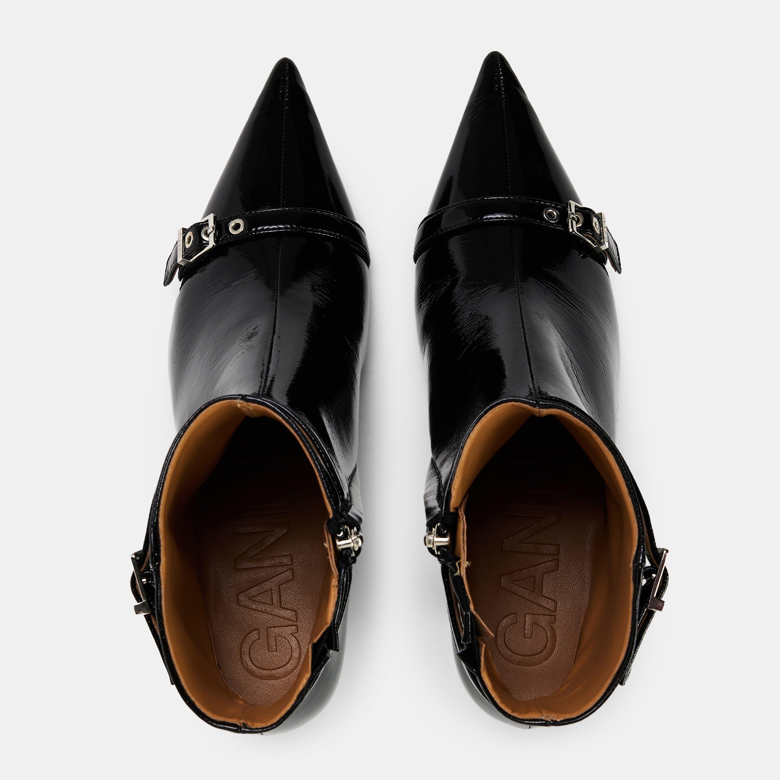 Black - Ganni - Ganni Kitten Heel Bt Ld99 - 4