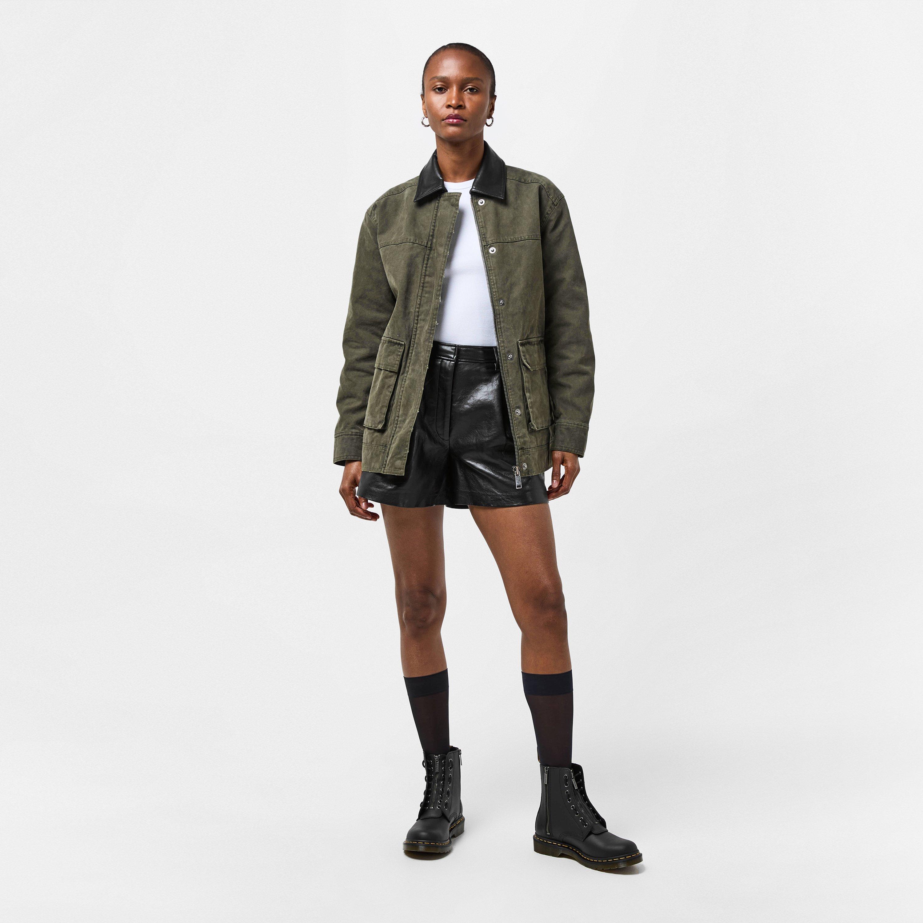 Black Nappa - Dr Martens - Women's Pascal Zipped Flat Ankle Boots - 6