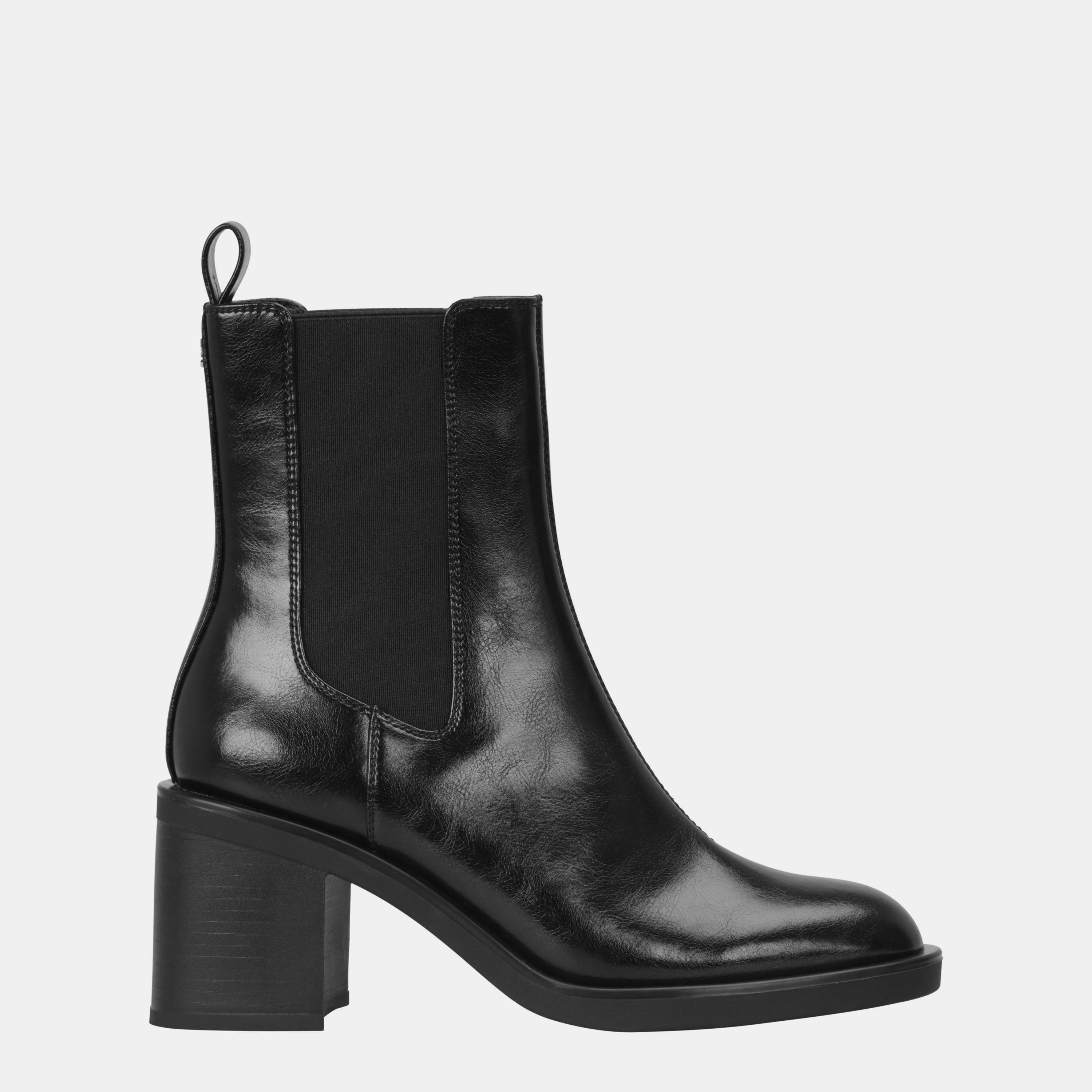 Black 001 - Hugo - Women's Ankle Heeled Boots - 1