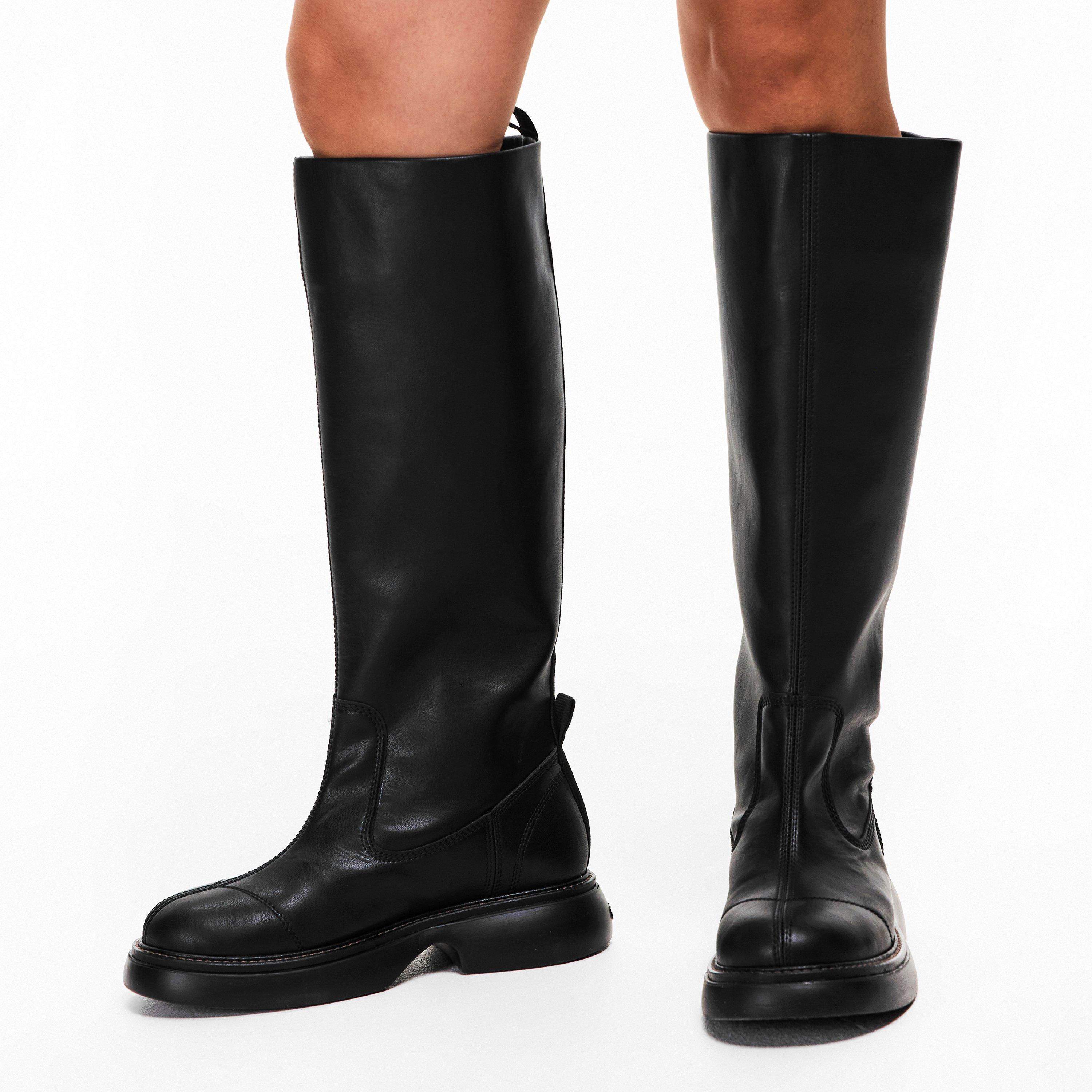 Black - Ganni - Ganni Tubular KHBoot Ld99 - 3