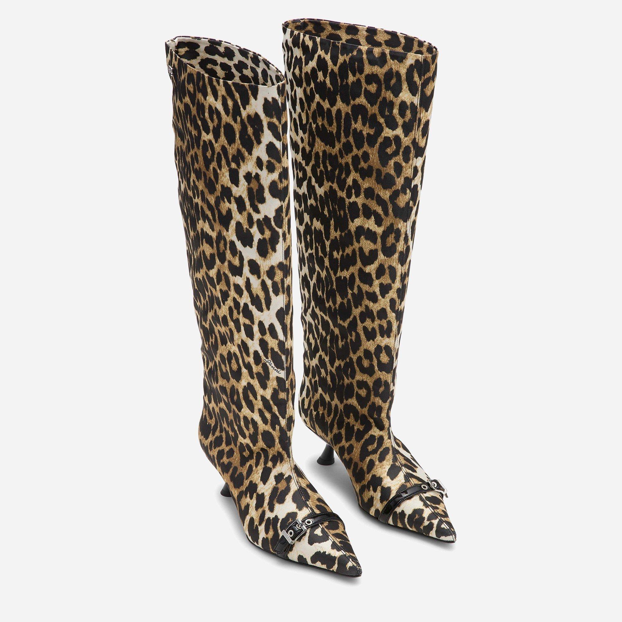 Leopard - Ganni - Ganni Slouchy KHBoot Ld99 - 2