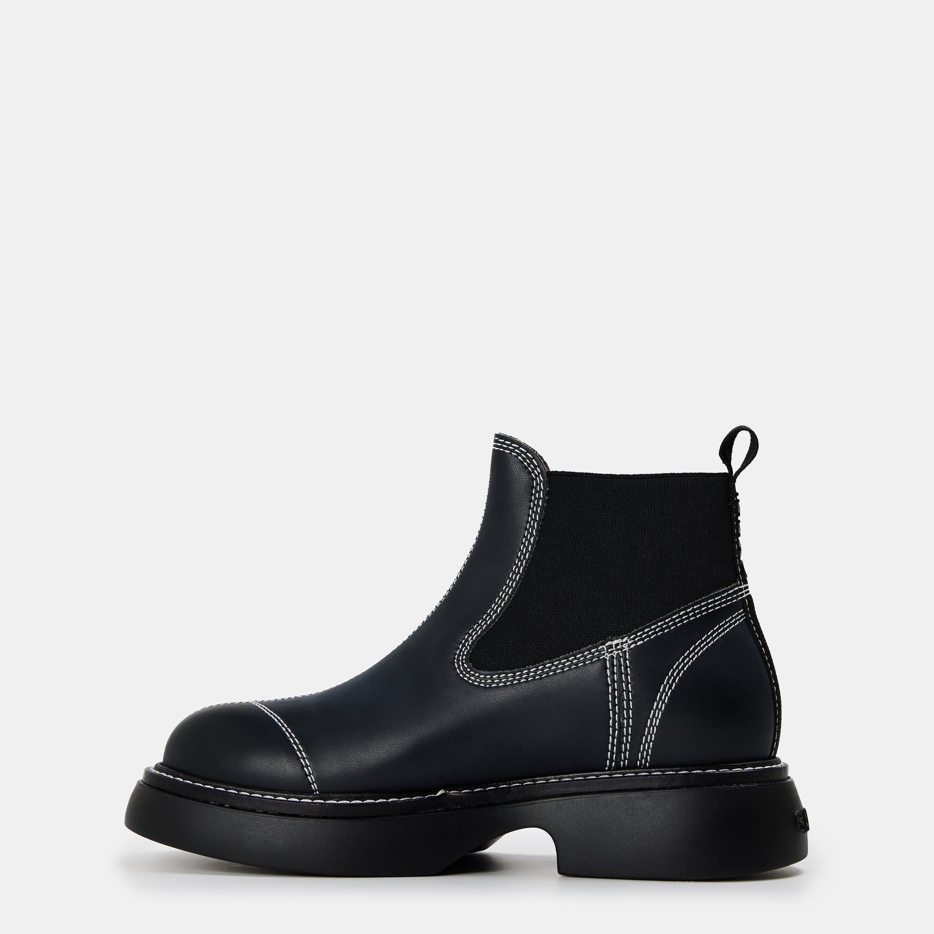 Black - Ganni - Women's Chelsea Boots - 2