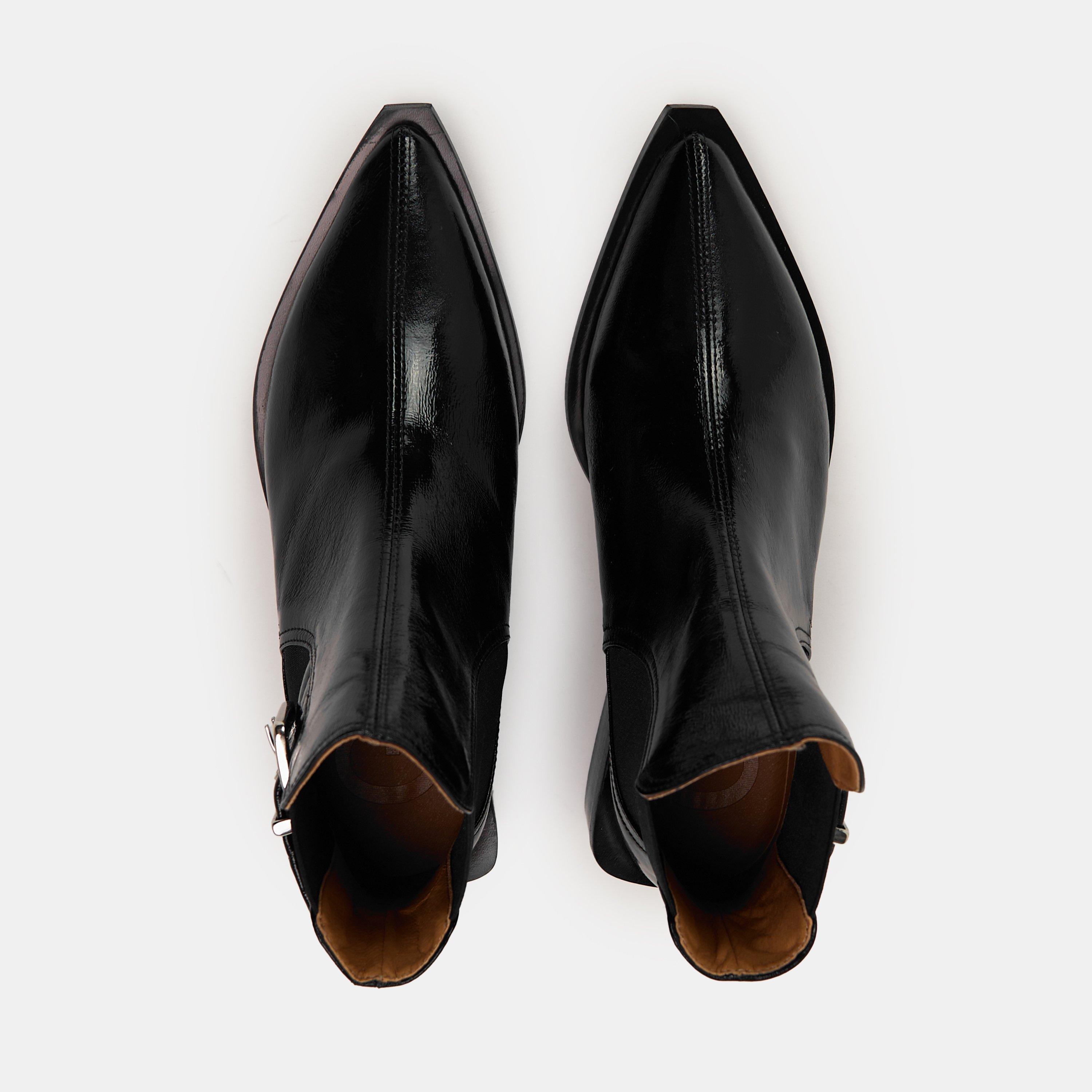 Ganni Women's Chunky Buckle Chelsea Boots | Cruise Fashion