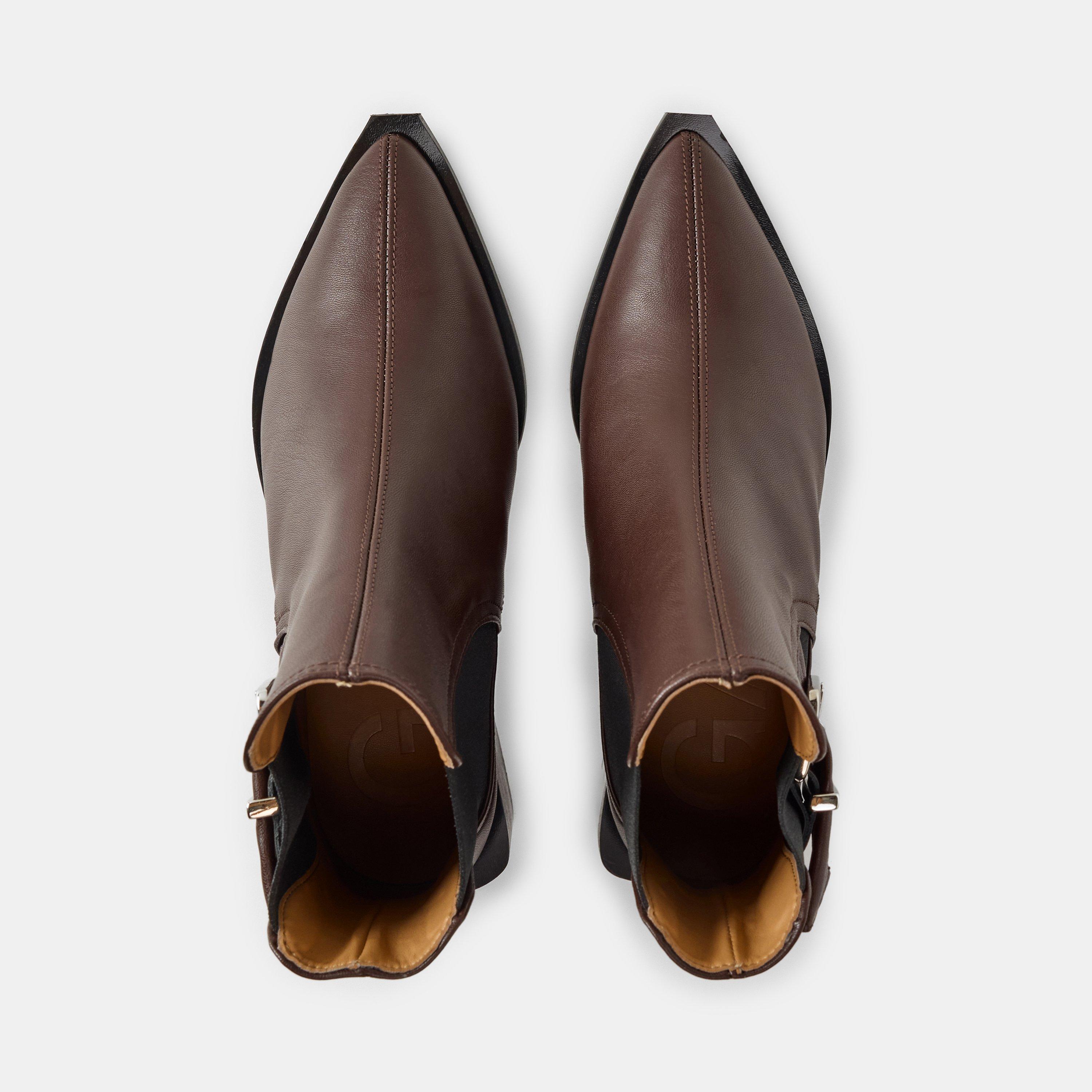 Chocolate Fndnt - Ganni - Women's Chelsea Boots - 4