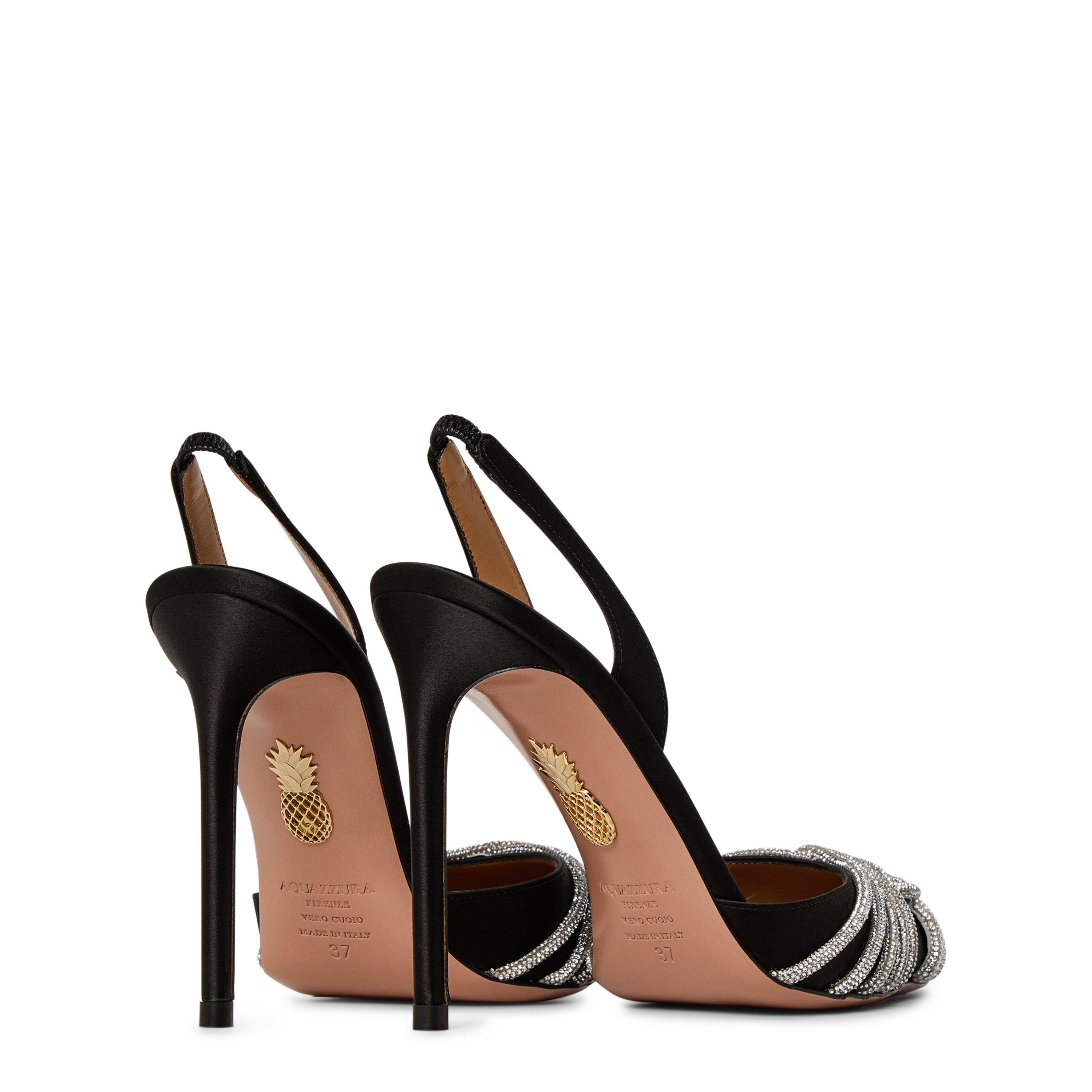 Black - Aquazzura - Gatsby Sling 105 - 5
