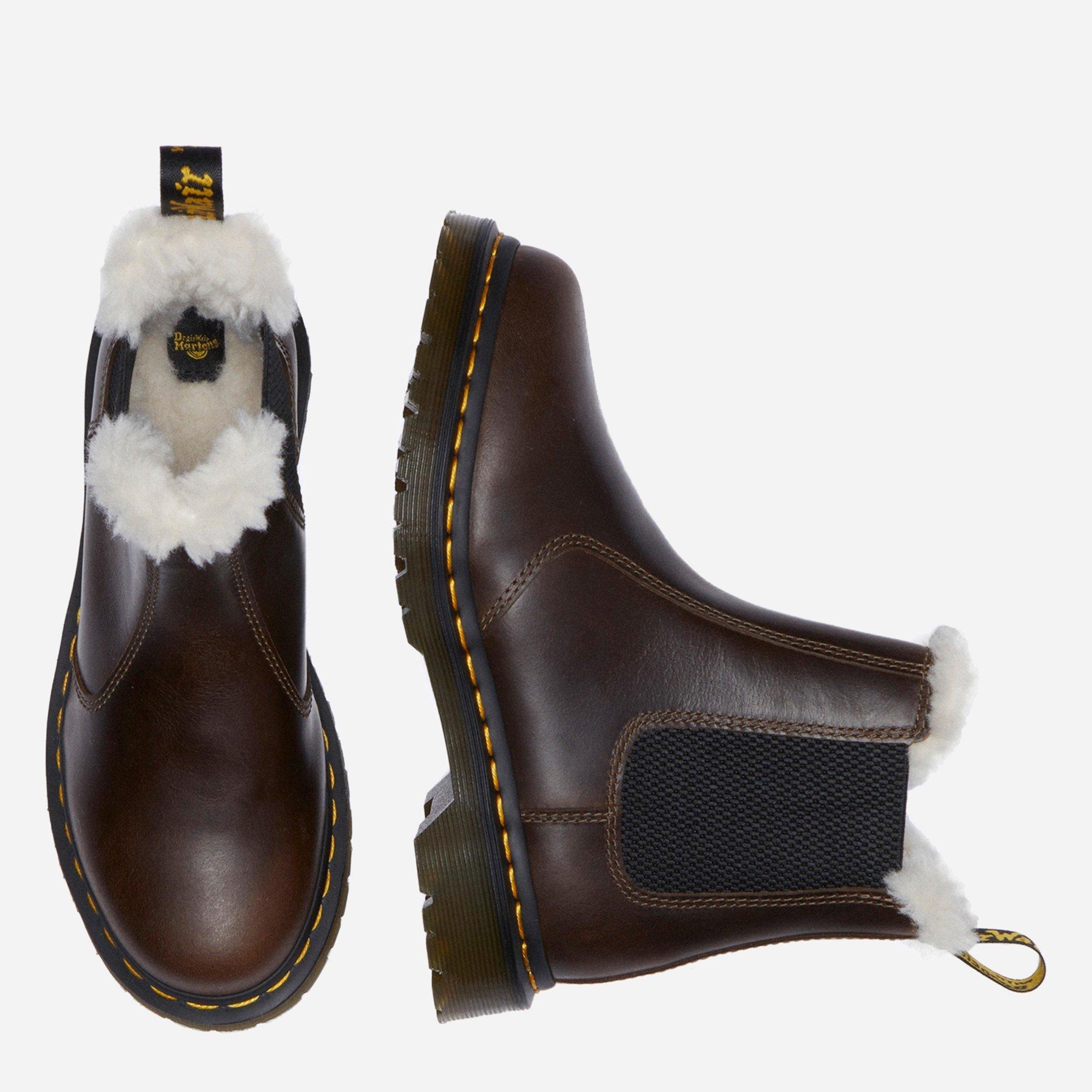 Dark Khaki - Dr Martens - Doc M Leonore FurChl Ld99 - 3