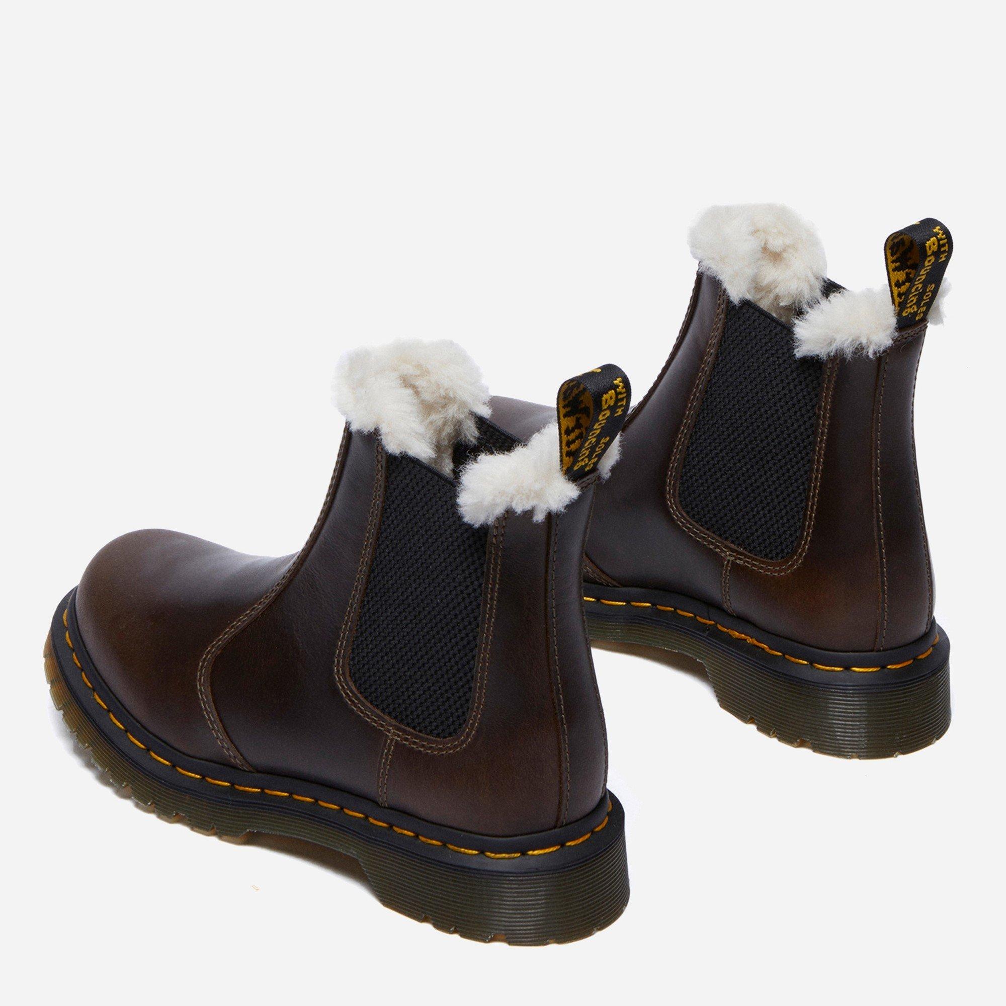 Dark Khaki - Dr Martens - Doc M Leonore FurChl Ld99 - 4