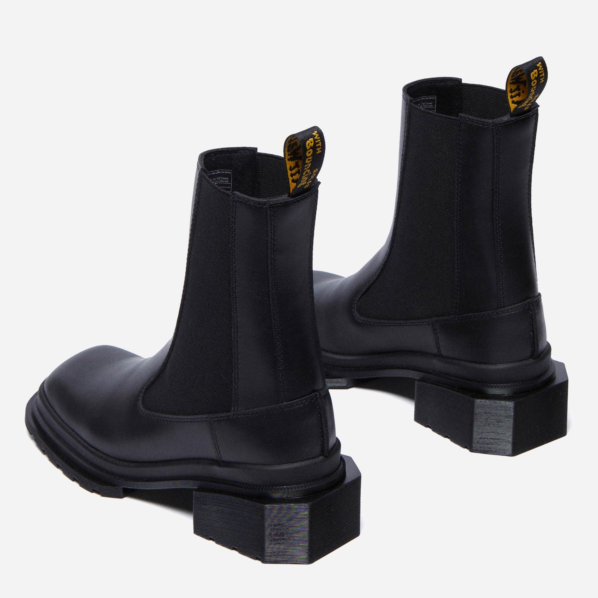 Black - Dr Martens - Maybole Square Toe Chlelsea Boots - 4