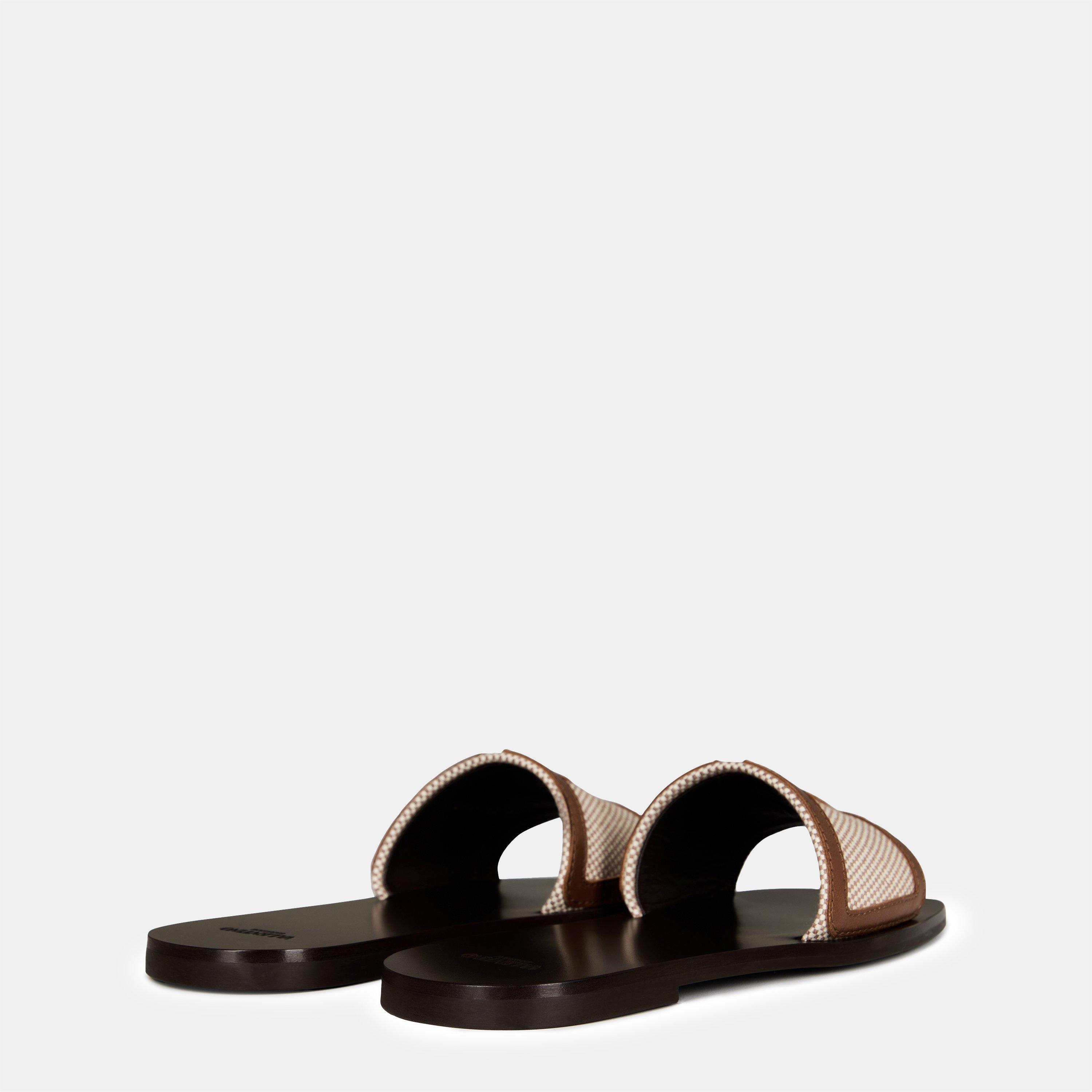 Natural/Tobacco - Valentino Garavani - Viva Superstar Slides - 4