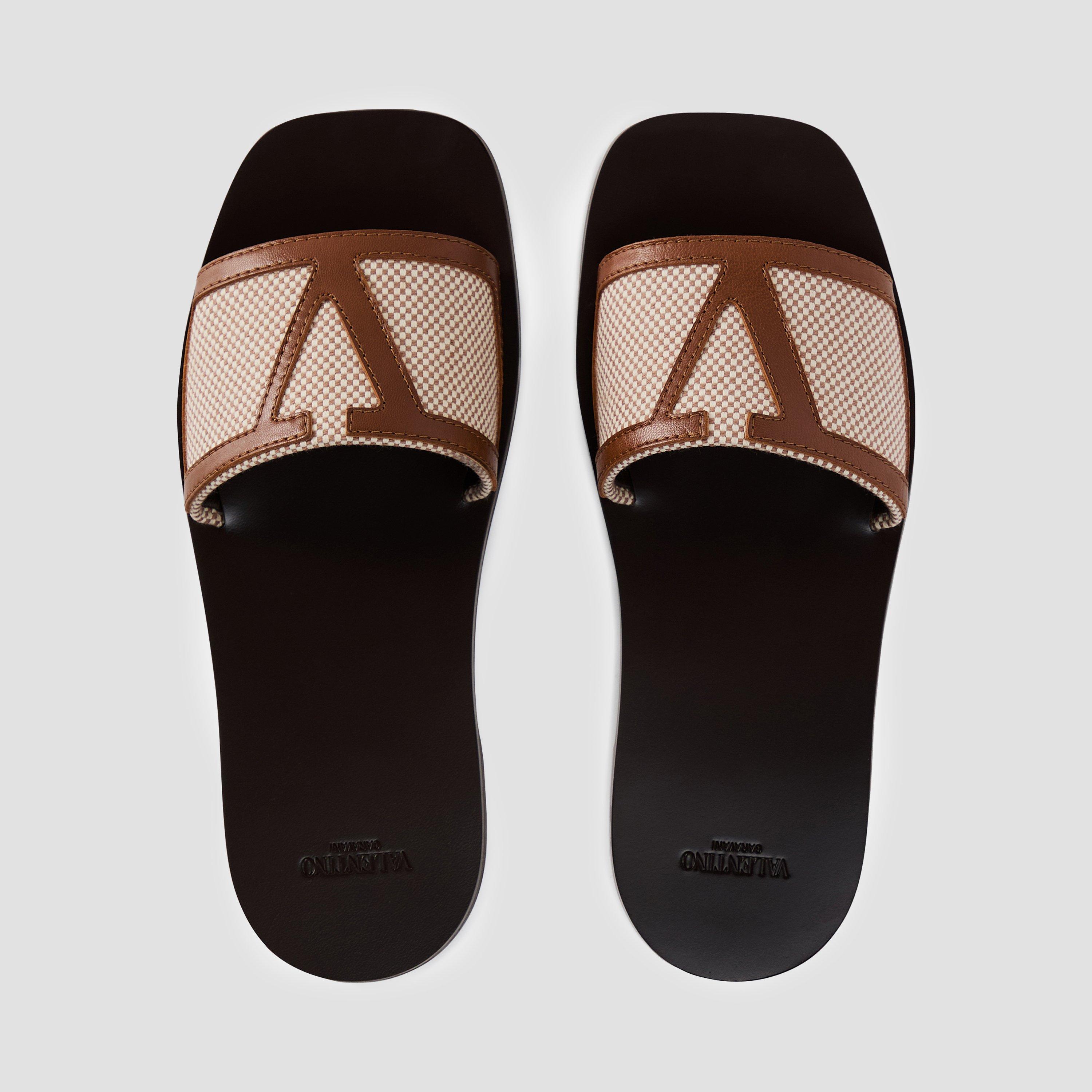 Natural/Tobacco - Valentino Garavani - Viva Superstar Slides - 5