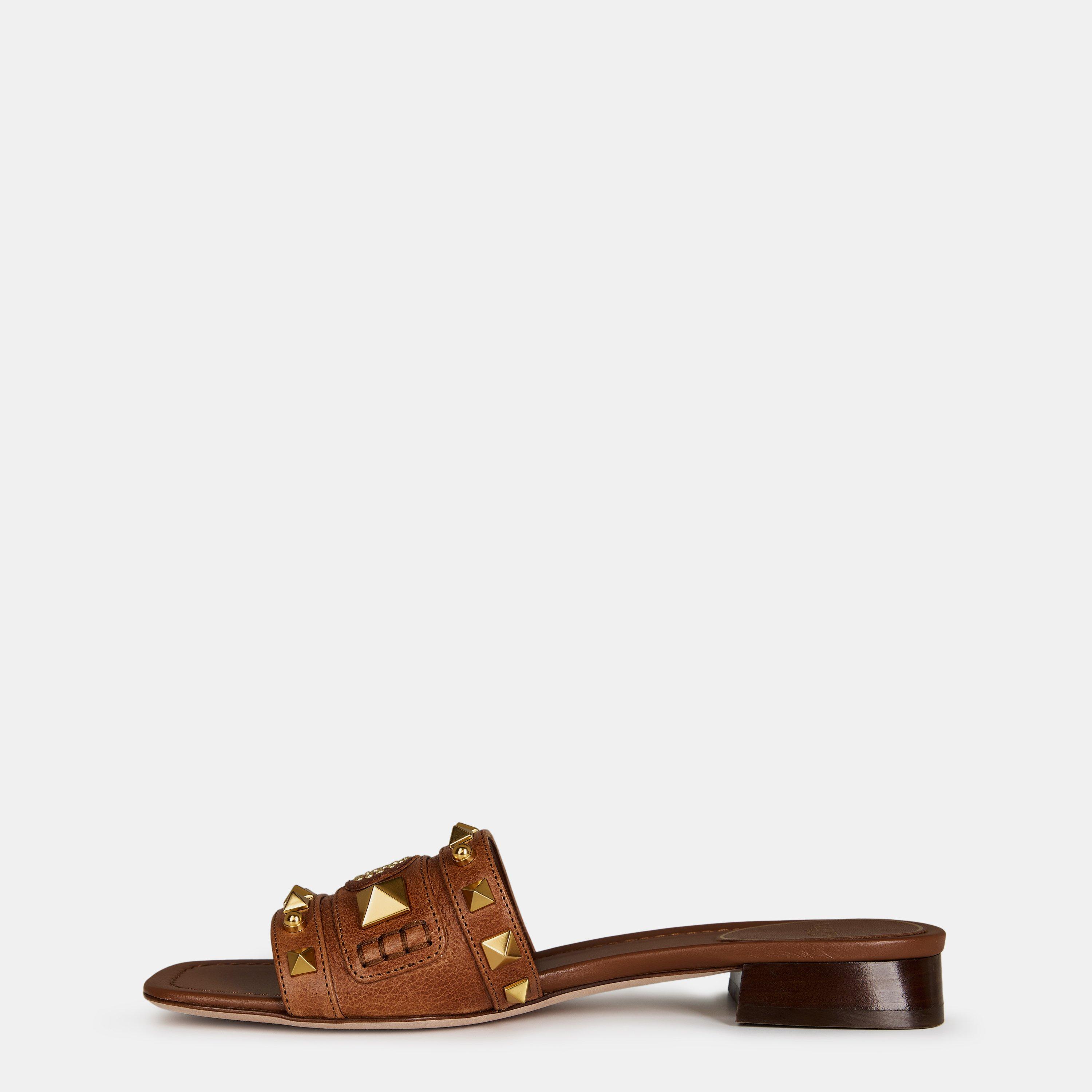 Tobacco - Valentino Garavani - Vlogo Signature Sandals - 2