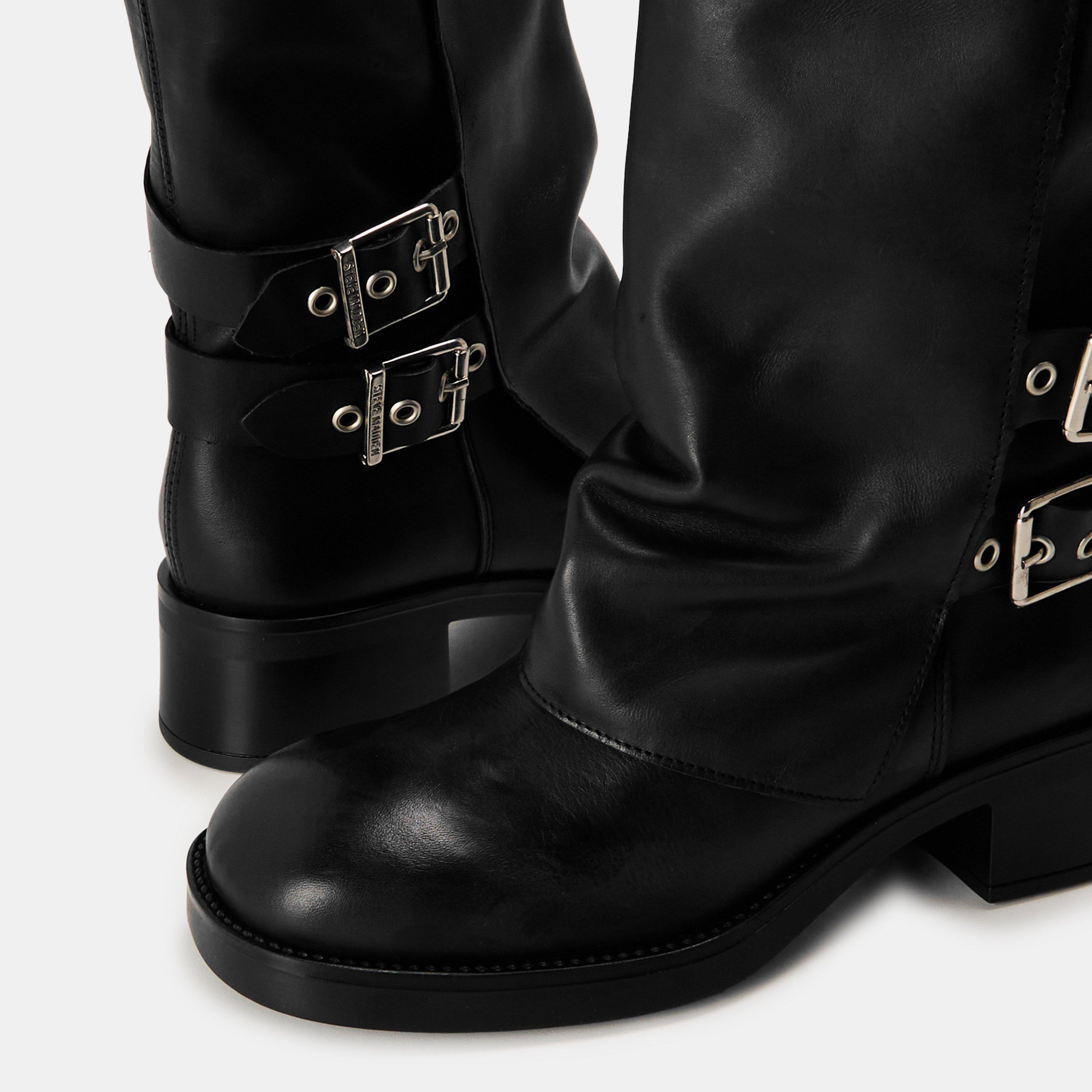 Black Lthr - Steve Madden - Madden Bonfire Ld99 - 3