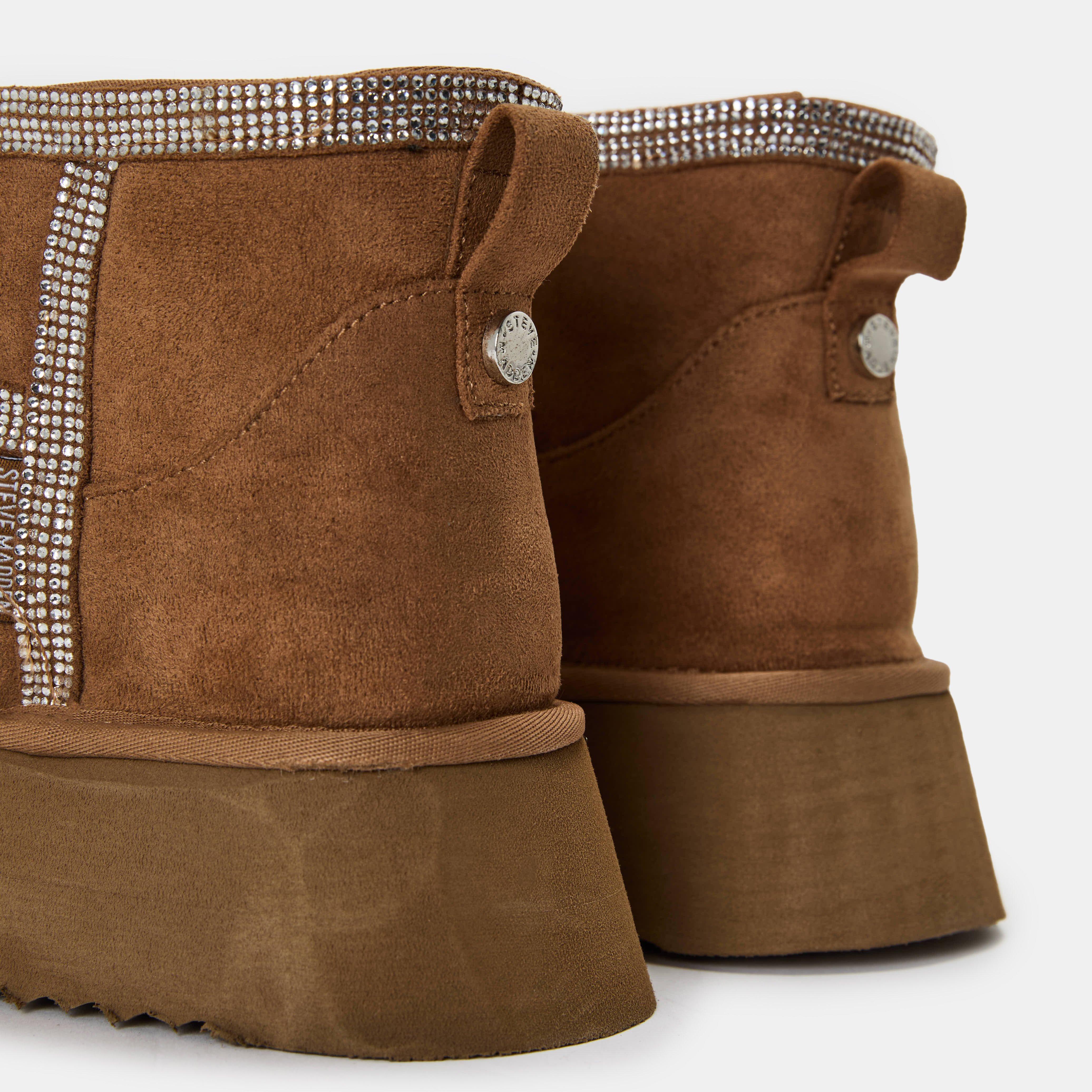 Tan Suede - Steve Madden - Women's Campfire R Snug Boots - 4