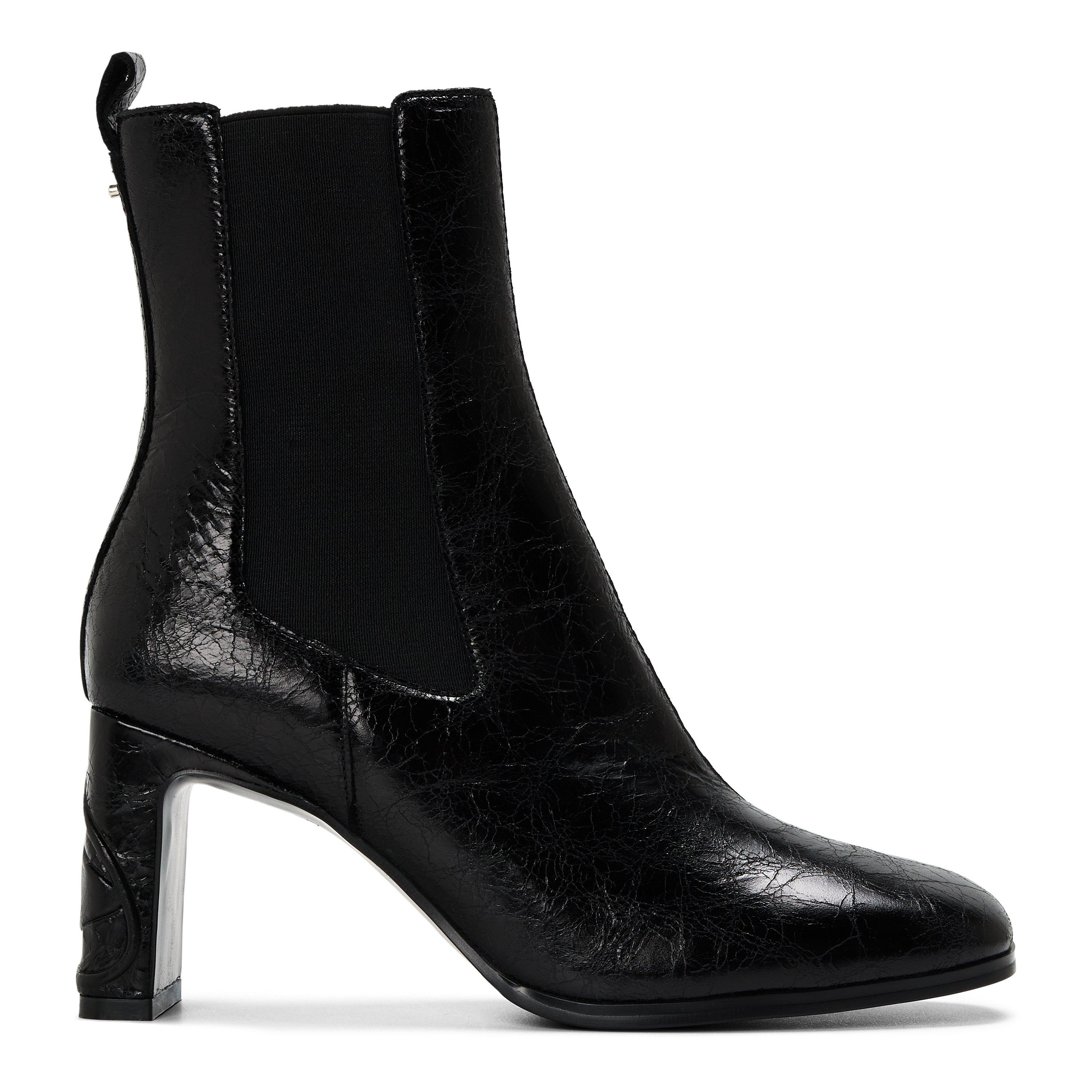 Diesel Women's Giove Ankle Heeled Boots - Black - 7.5 (41)