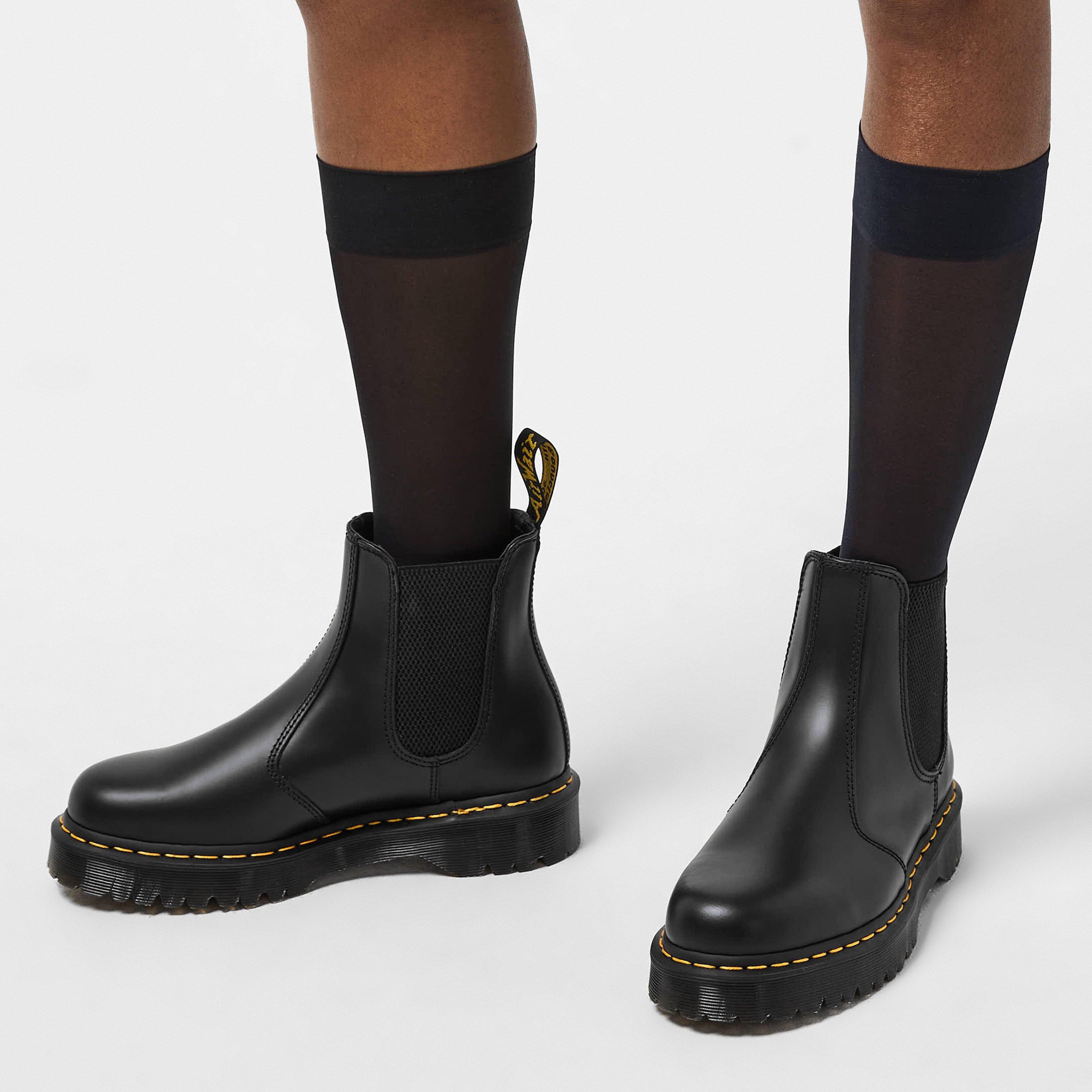 Black Smooth - Dr Martens - Women's Bex Chelsea Boots - 3