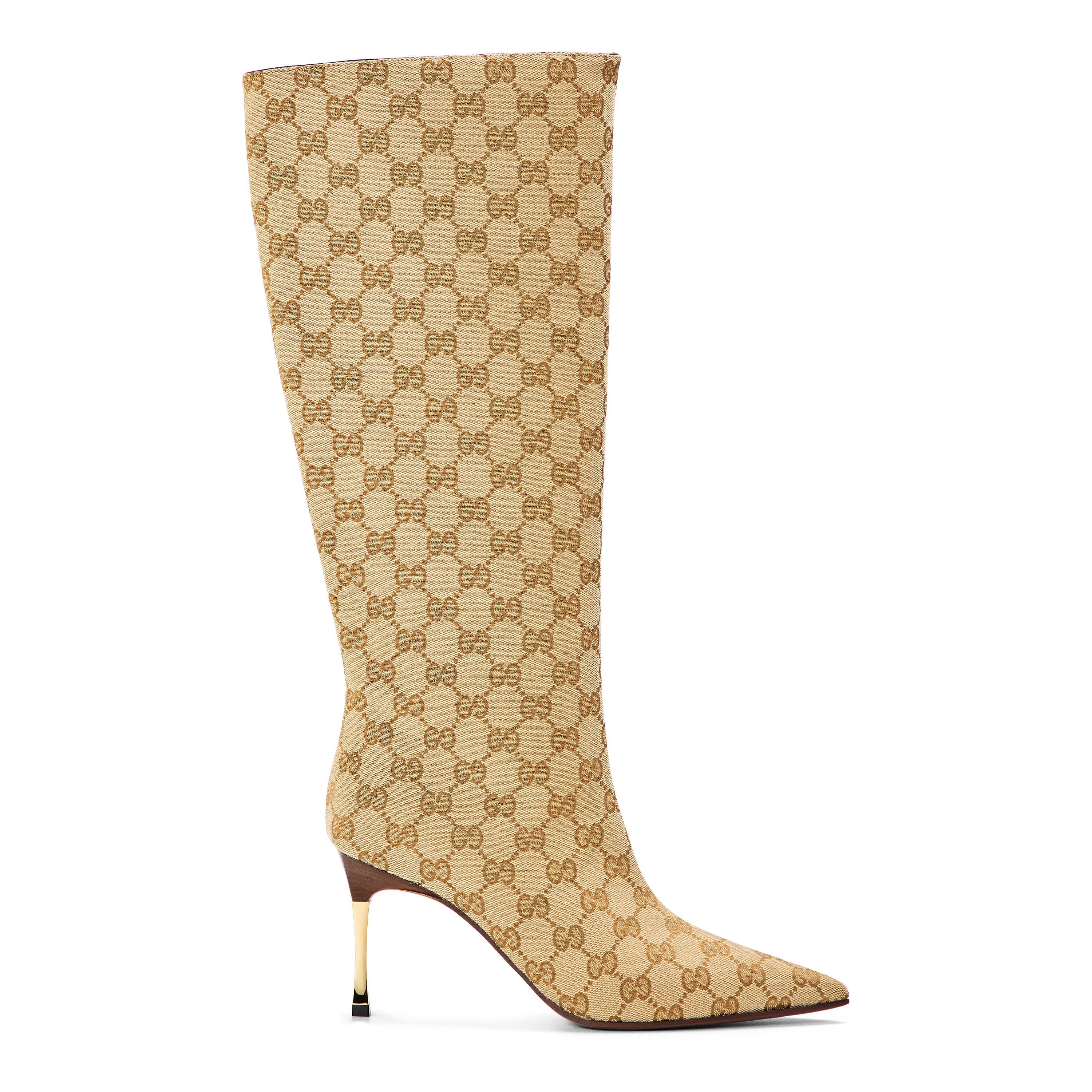 Gucci Women's Knee High Boots - Vintage Sand - Size 5 (38)