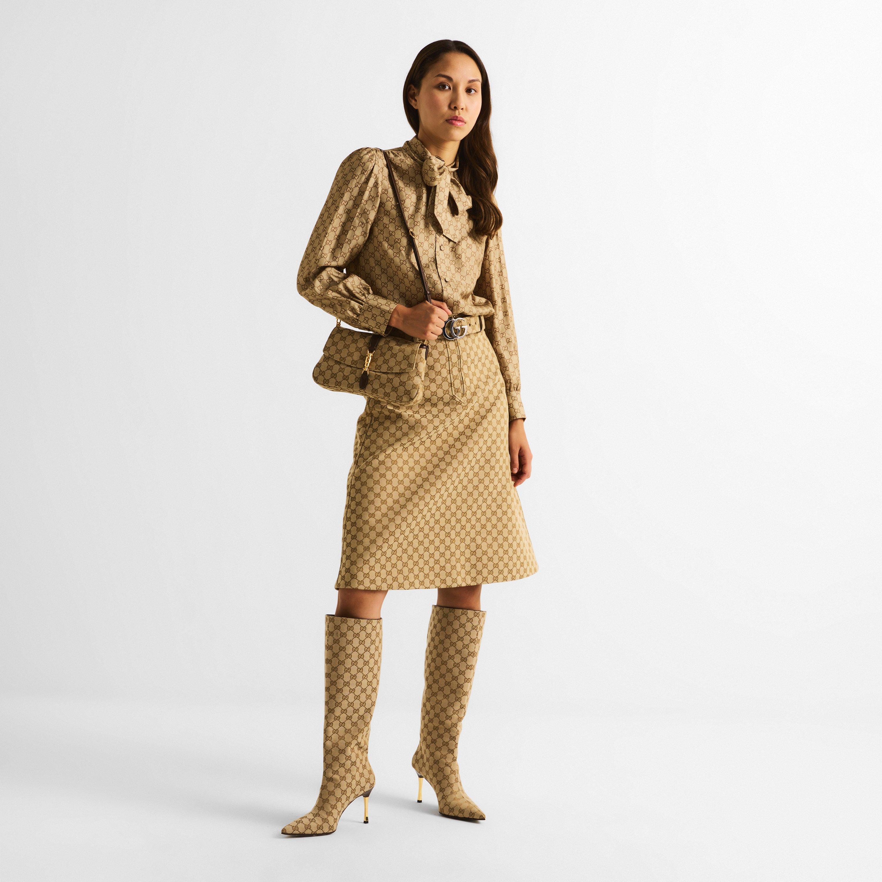 Vintage Sand - Gucci - Women's Knee High Boots - 6