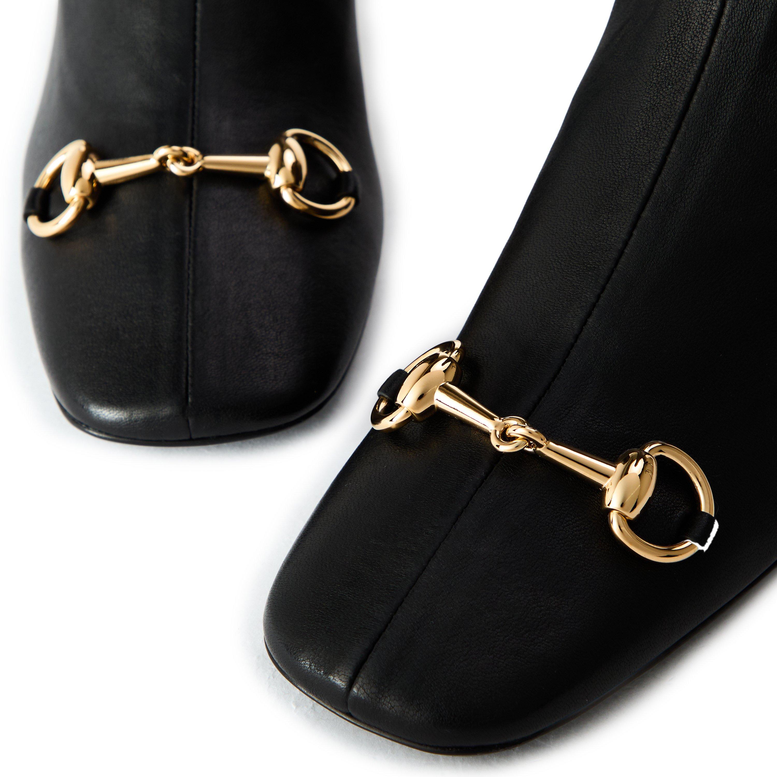 Black/Black - Gucci - Women's Ankle Heeled Boot - 3