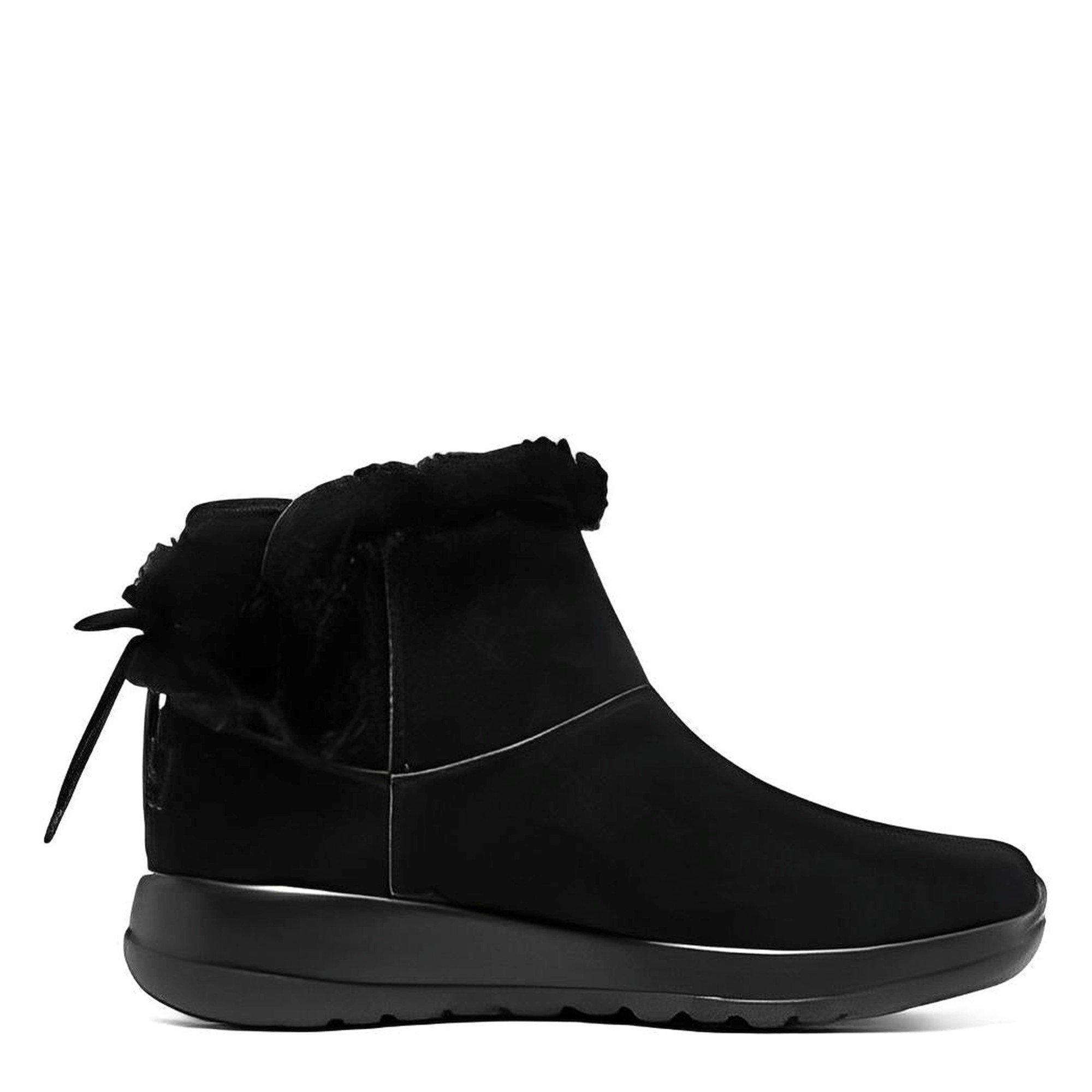 Skechers Women's Flat Ankle Boots - Black/Black - 3.5 (36.5)